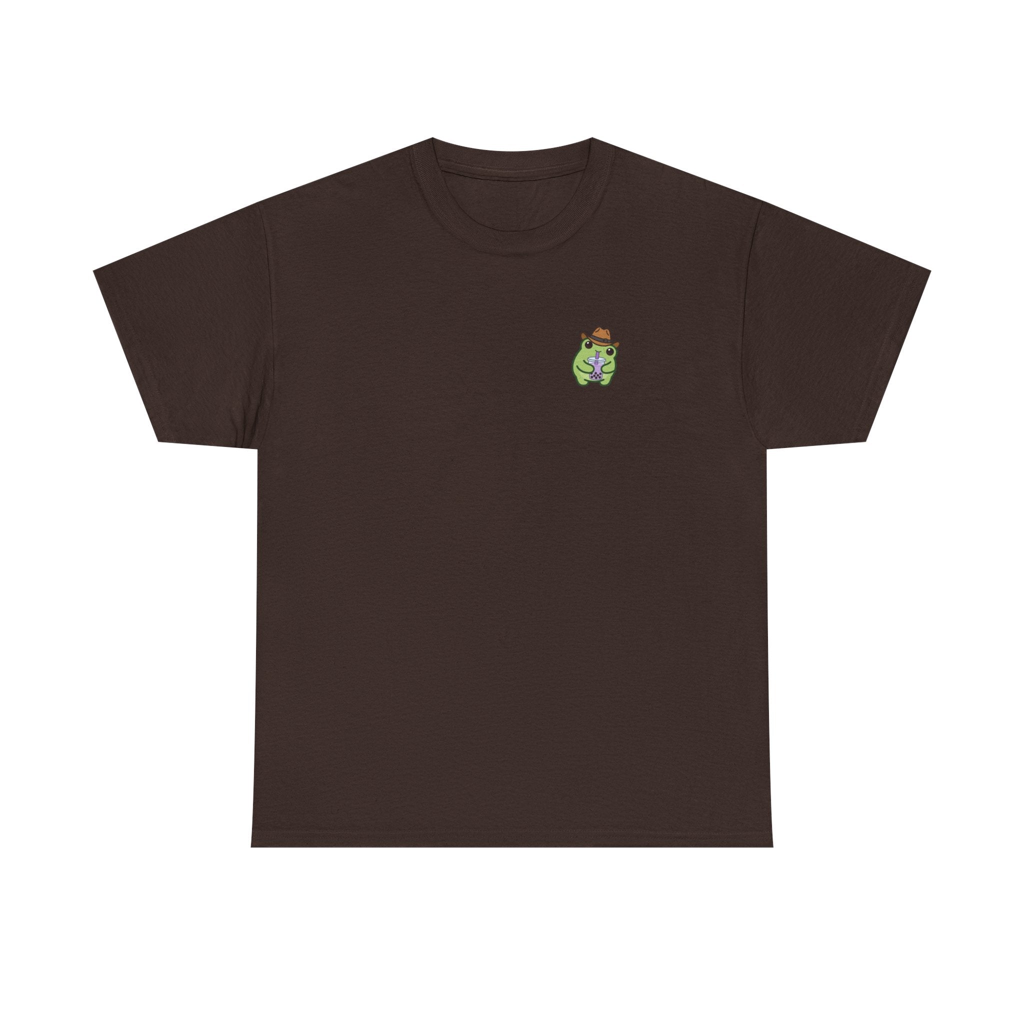 T-Shirt — Cute Boba Drinking Frog