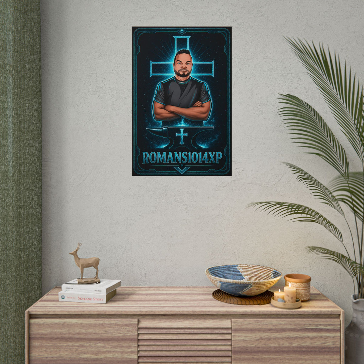 Romans1014XP Poster — Streamer Wall Art (Rolled Poster)