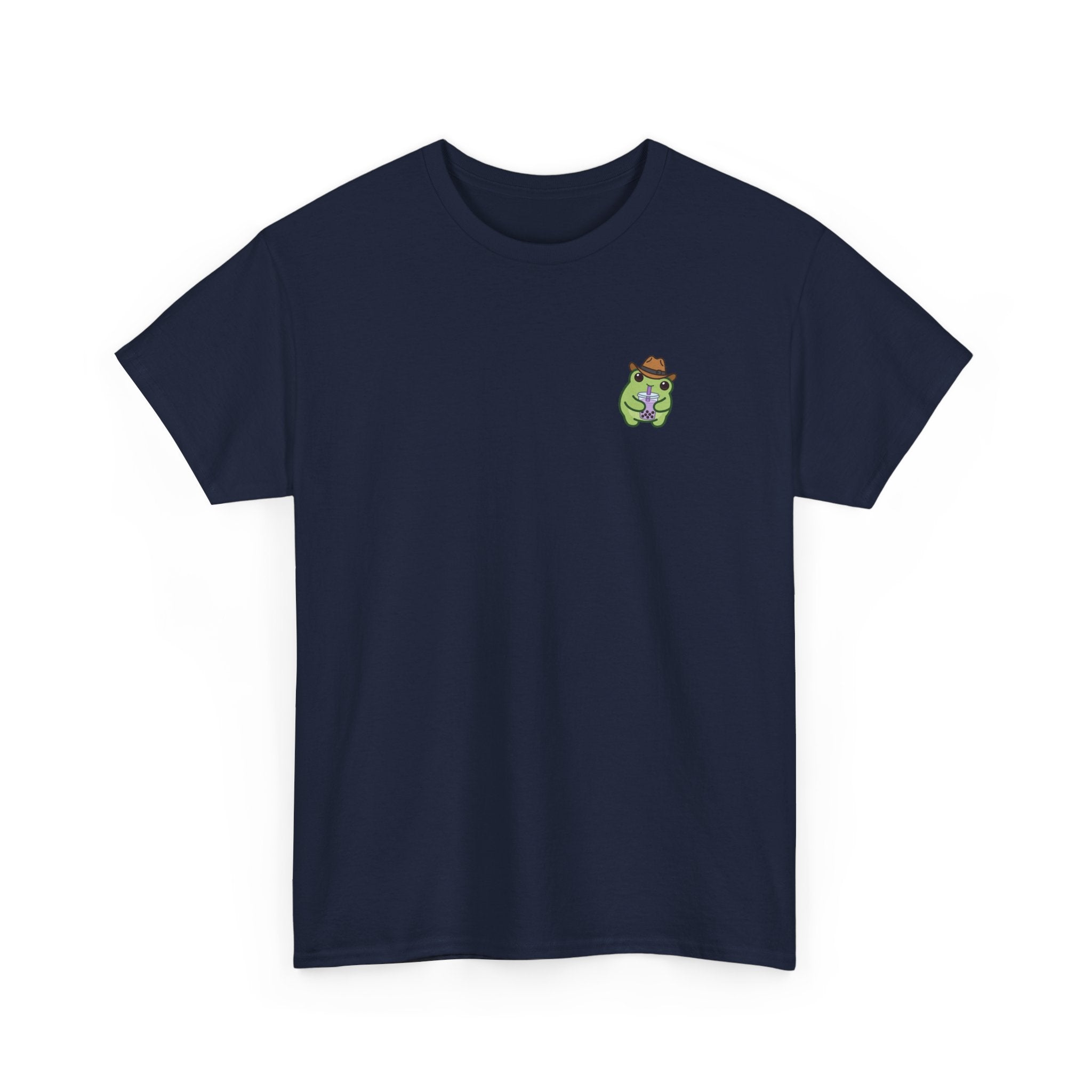 T-Shirt — Cute Boba Drinking Frog