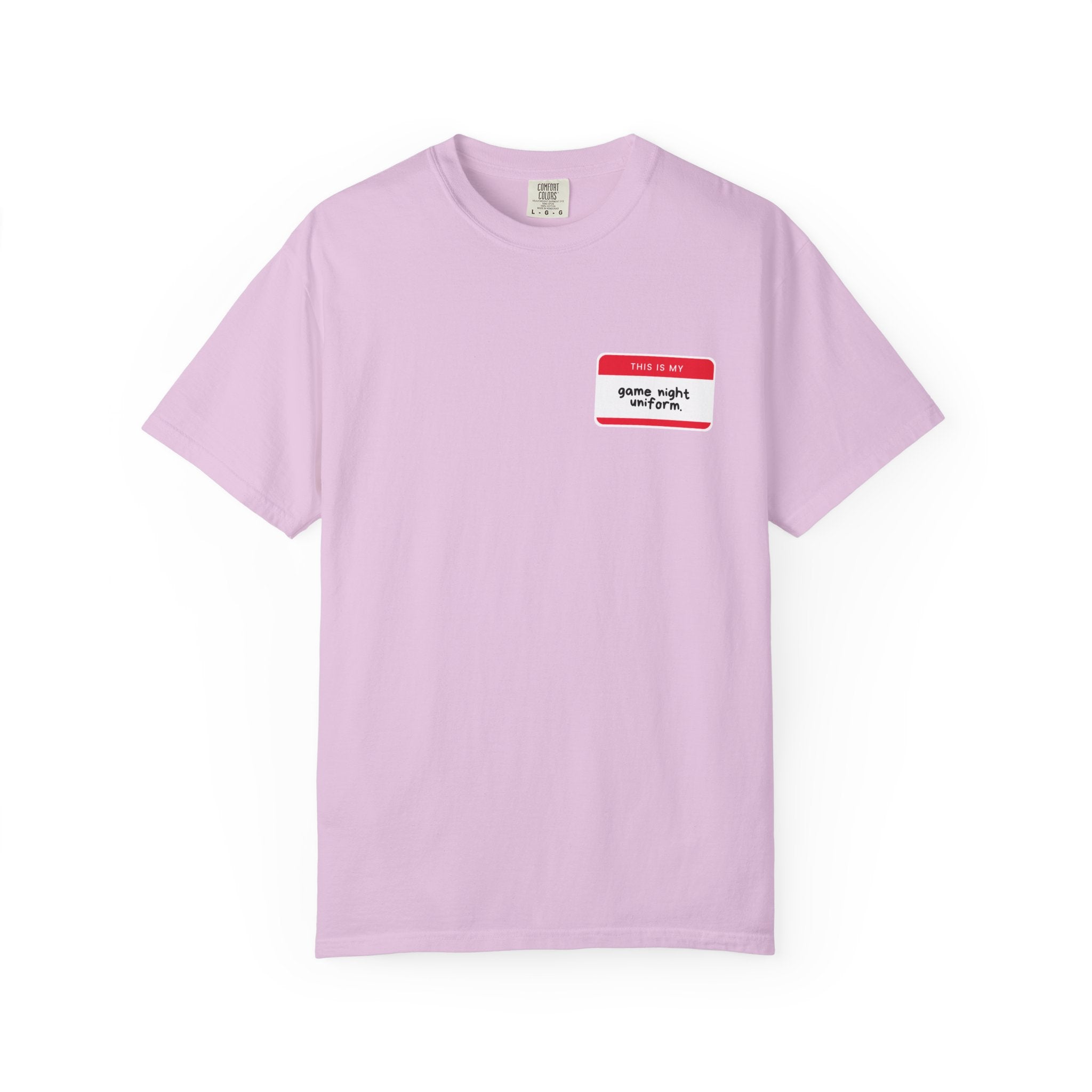 Minimalist 'game night' Pocket T-Shirt — Casual Gamer Tee