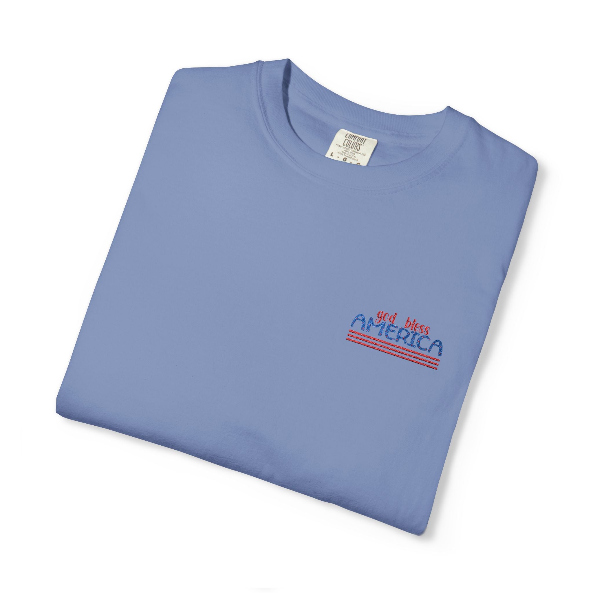 Patriotic Wave T-Shirt — American Flag Surf Graphic