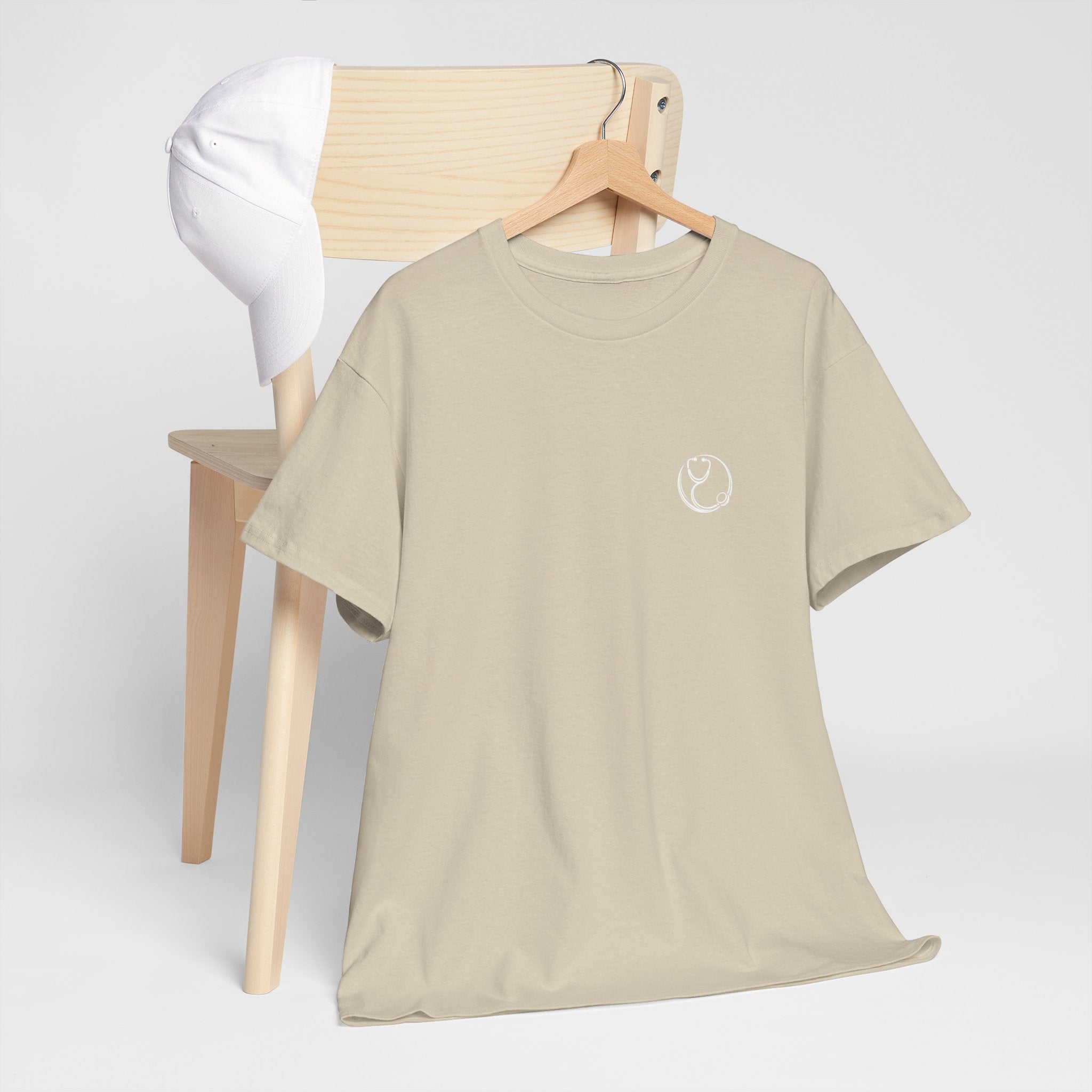 DoctorJSWAYS Let Me Explain T-Shirt — Minimal Logo Black Tee with Bold Back Text