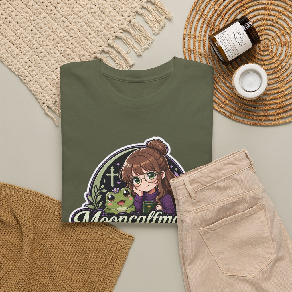 MOONCALFMAGE Logo Tee - Gamer/Streamer T-Shirt Blue GBSG (Gather)