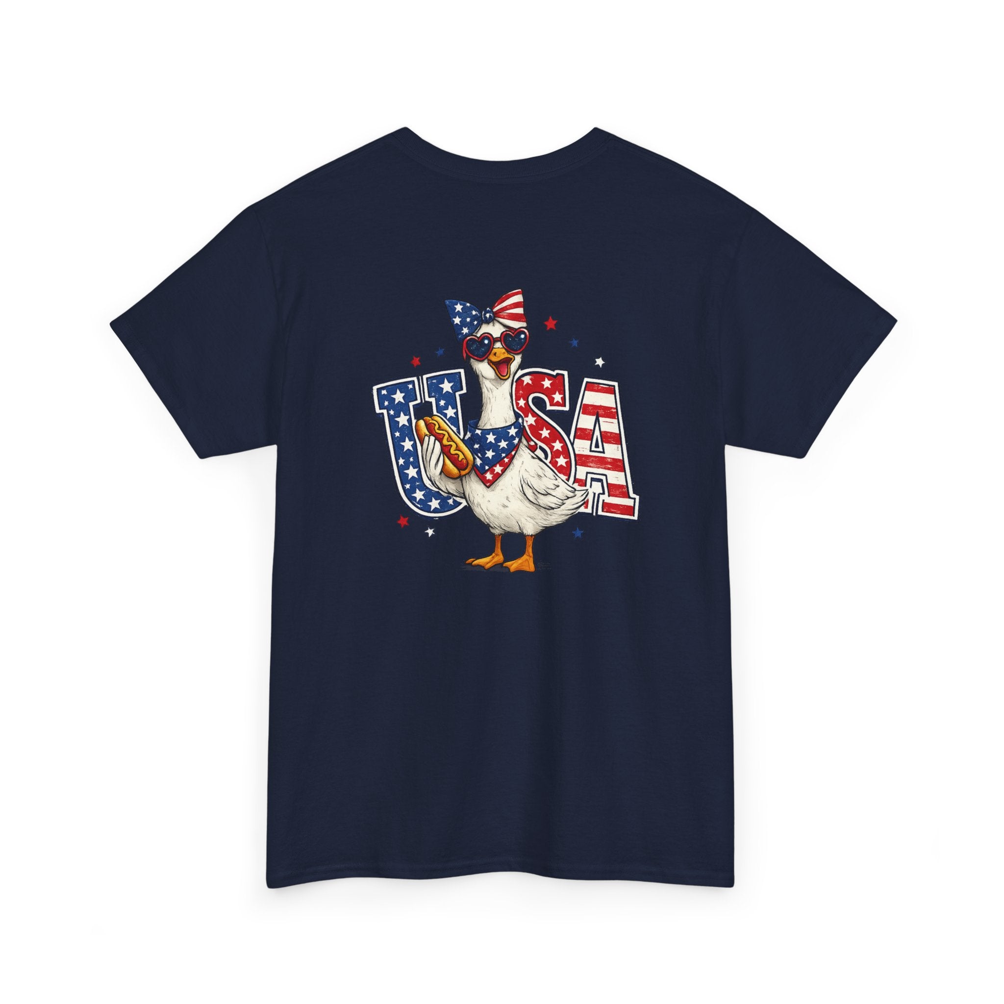 USA sunflower Patriotic T‑Shirt — American Flag Graphic Tee for 4th of July
