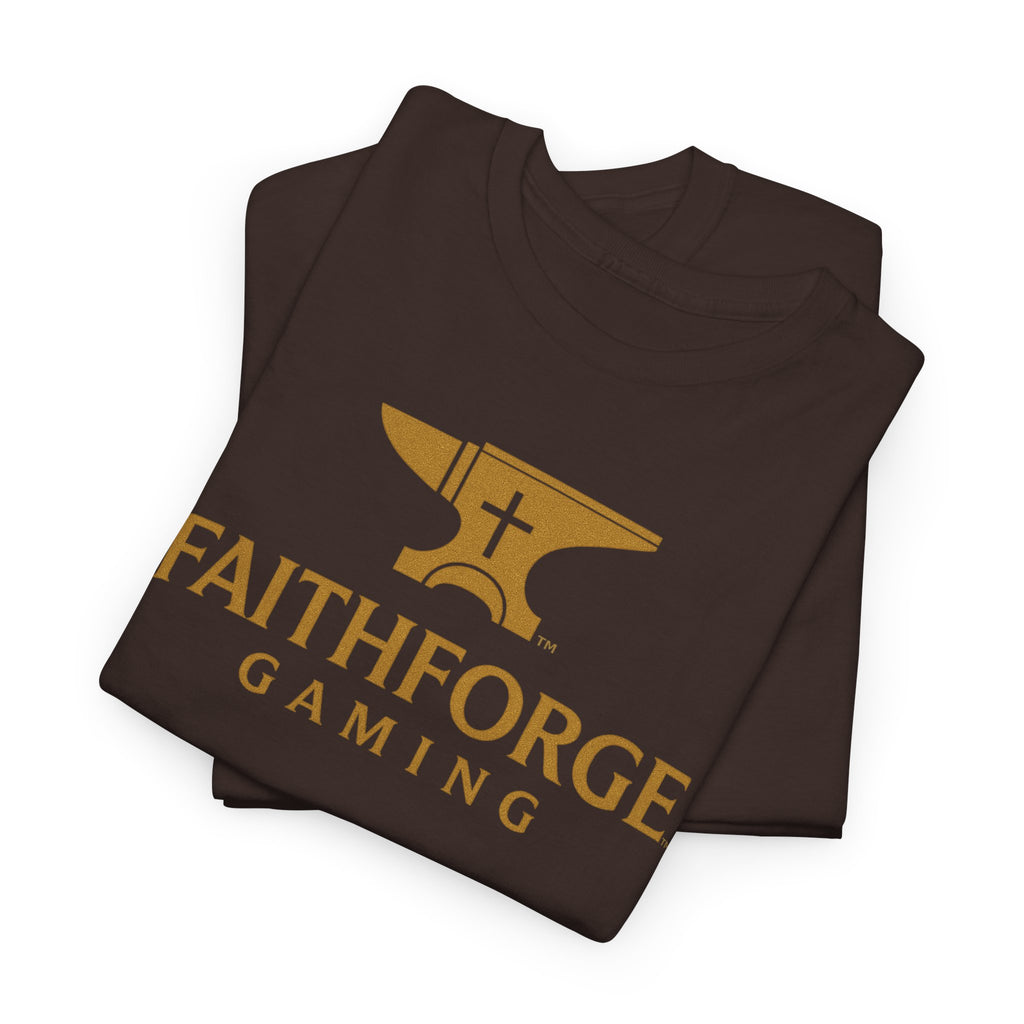 (Canada) FaithForge Gaming T-Shirt — Anvil & Cross Logo Tee for Christian Gamers