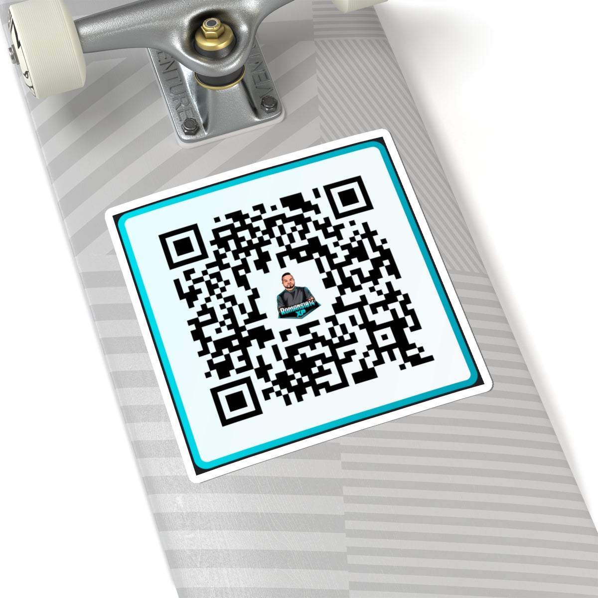 QR Code Decal — Romans1014XP QR Code with Logo