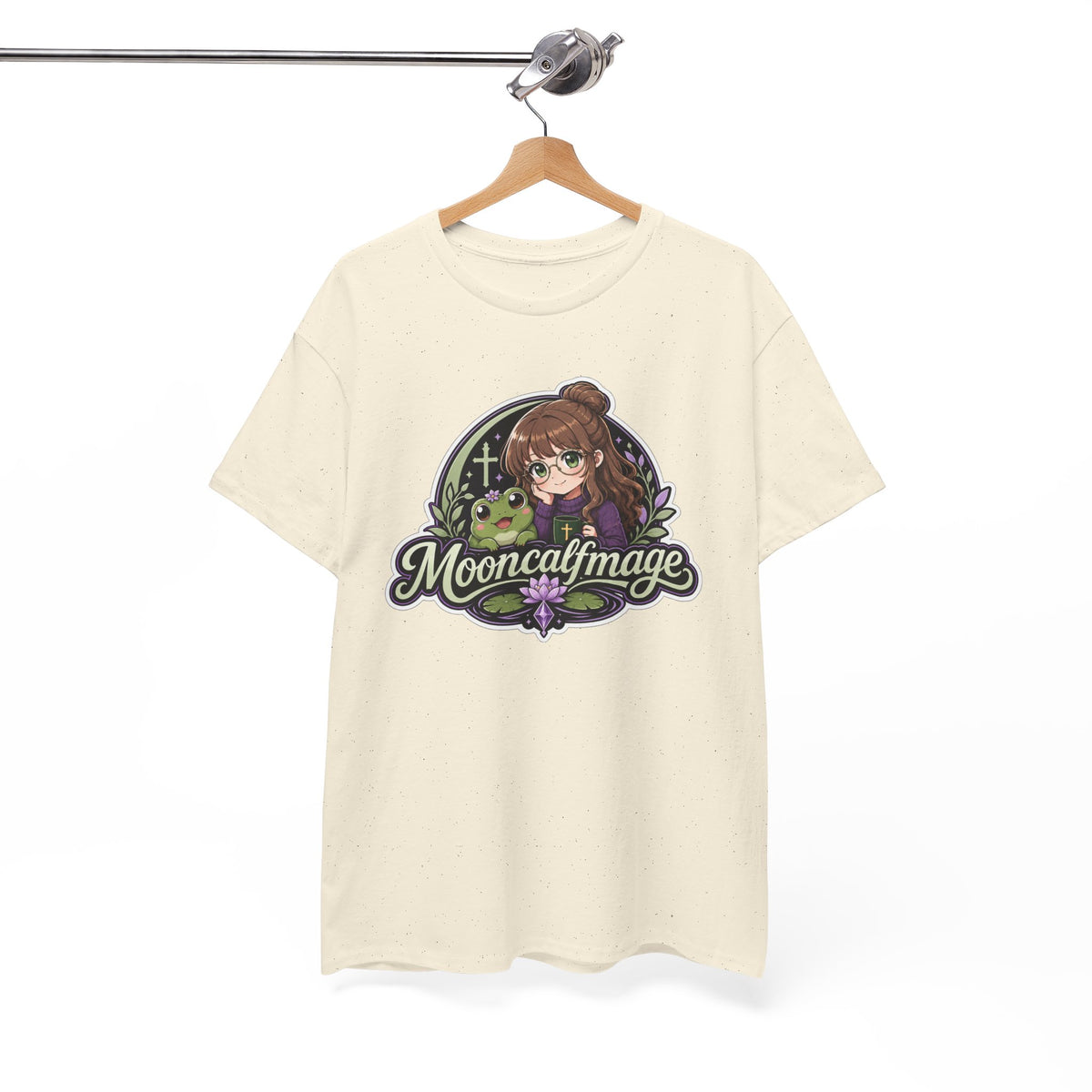 MOONCALFMAGE Logo Tee - Gamer/Streamer T-Shirt Blue GBSG (Gather)