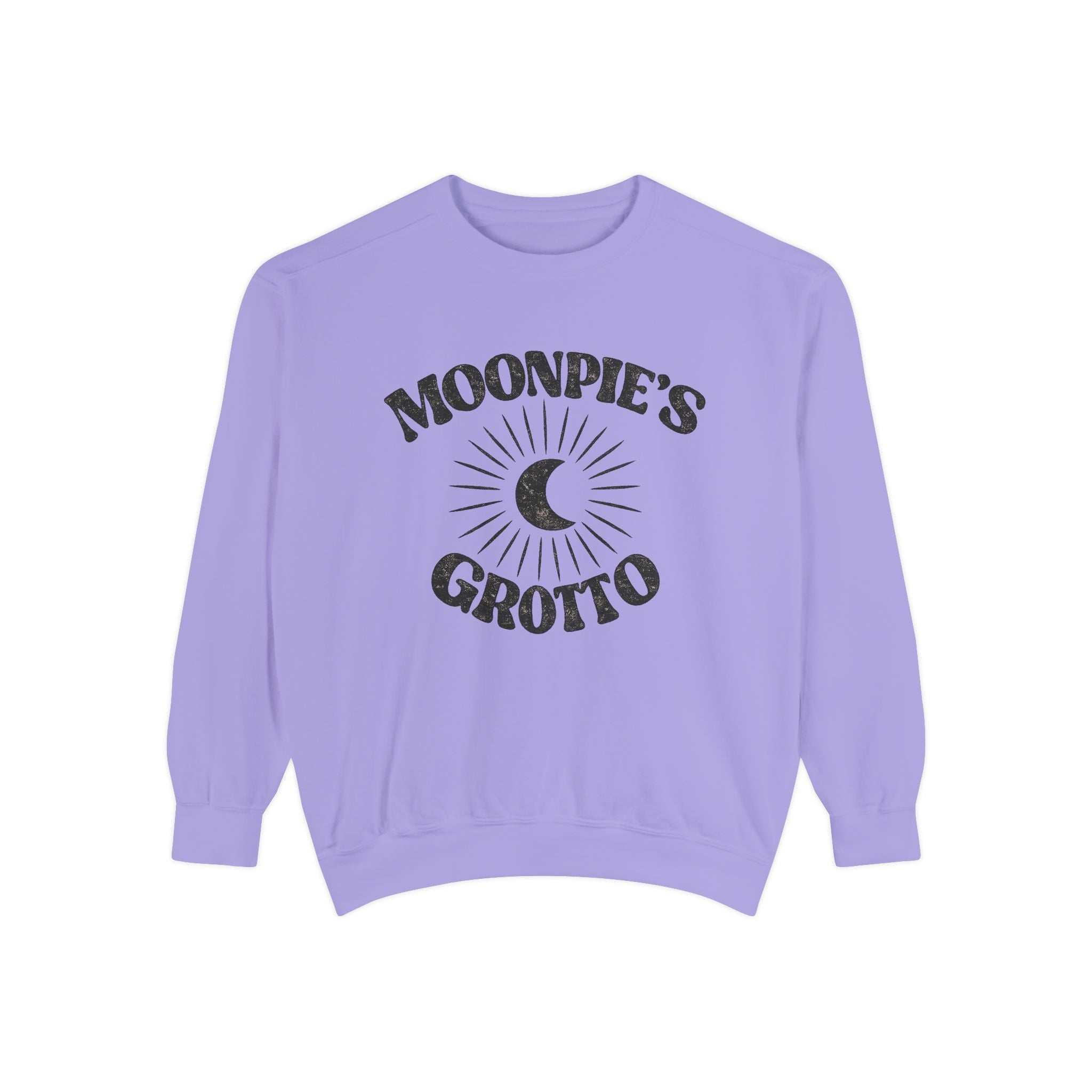 Moonpie's Grotto Sweatshirt — Vintage Celestial Moon Crewneck