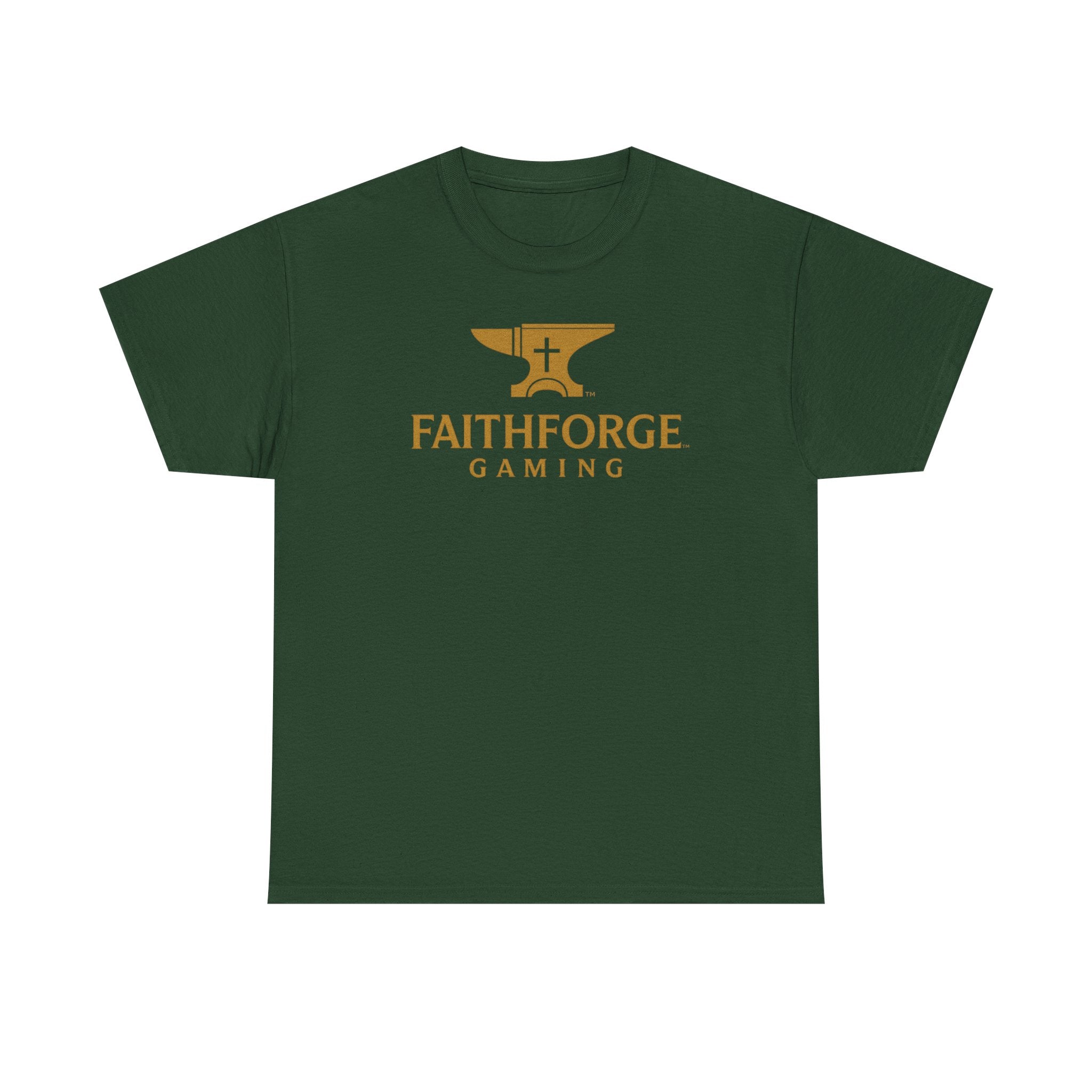 (Canada) FaithForge Gaming T-Shirt — Anvil & Cross Logo Tee for Christian Gamers