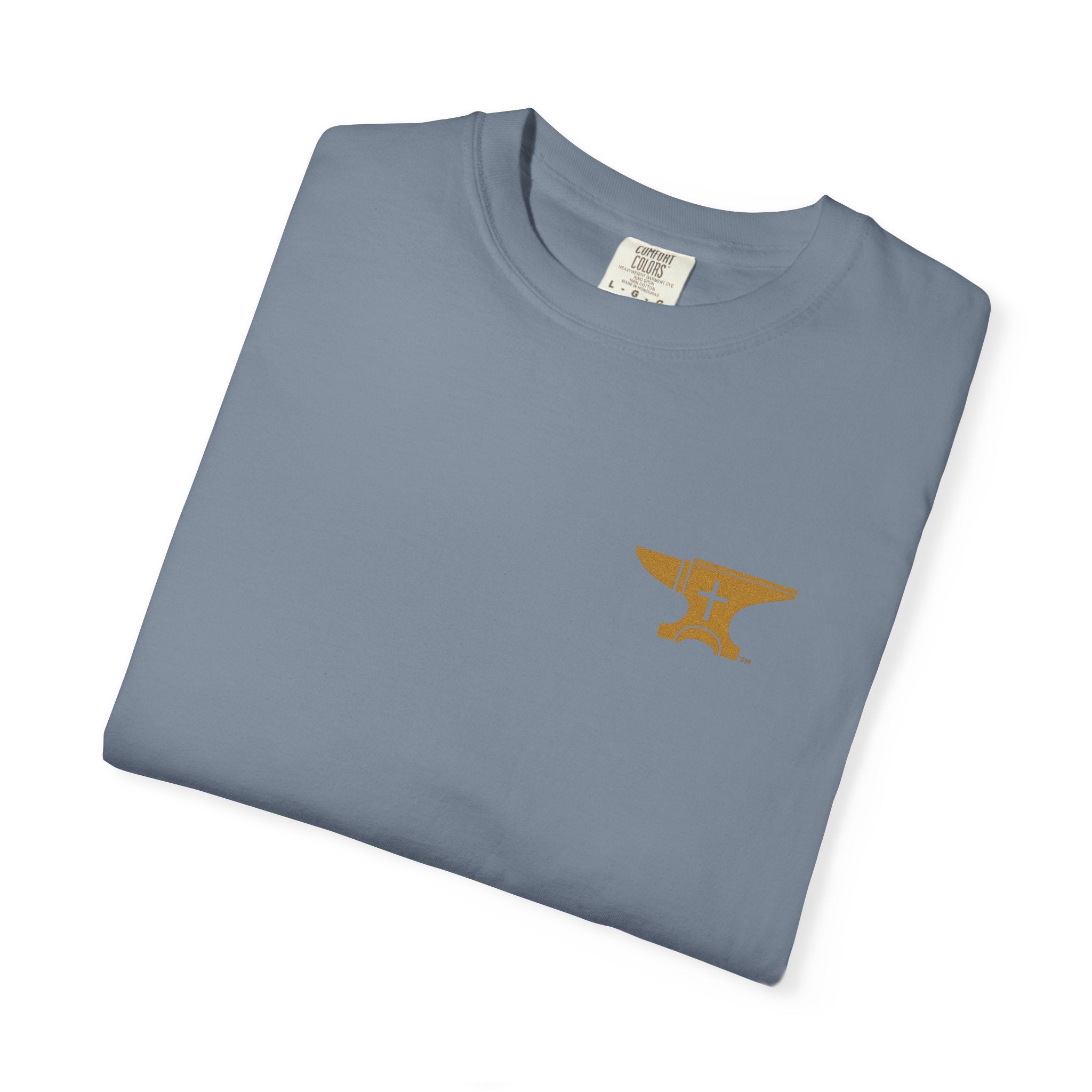 FaithForge OG Gaming T-Shirt — Logo Tee with Anvil & Cross (Christian Gamer Apparel)
