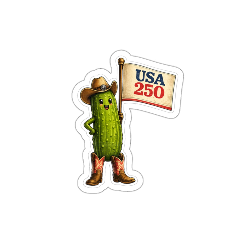 USA 250 Pickle Die-Cut Sticker