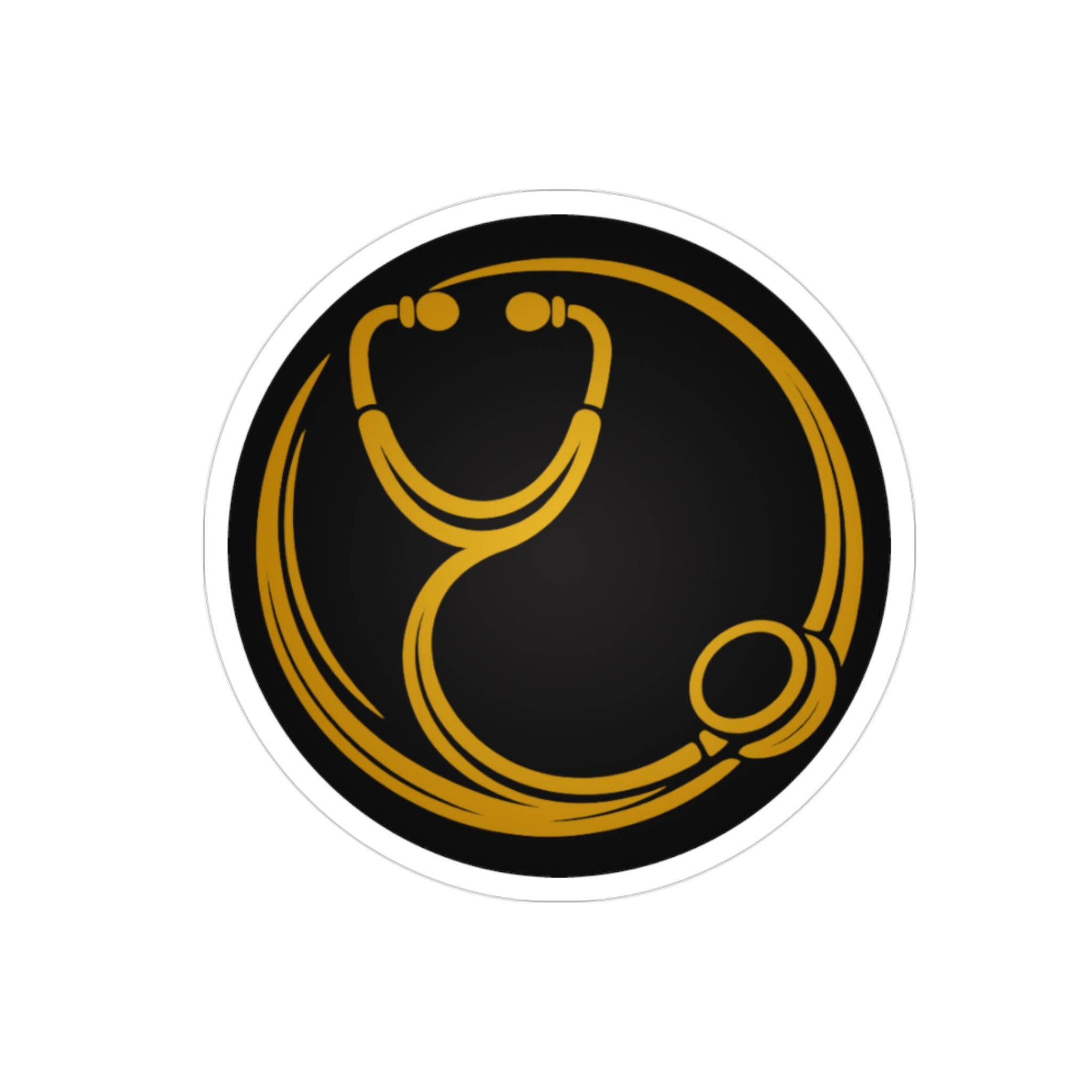 DoctorJSWAYS Die-Cut Outdoor Sticker - Waterproof Transparent Logo Decal
