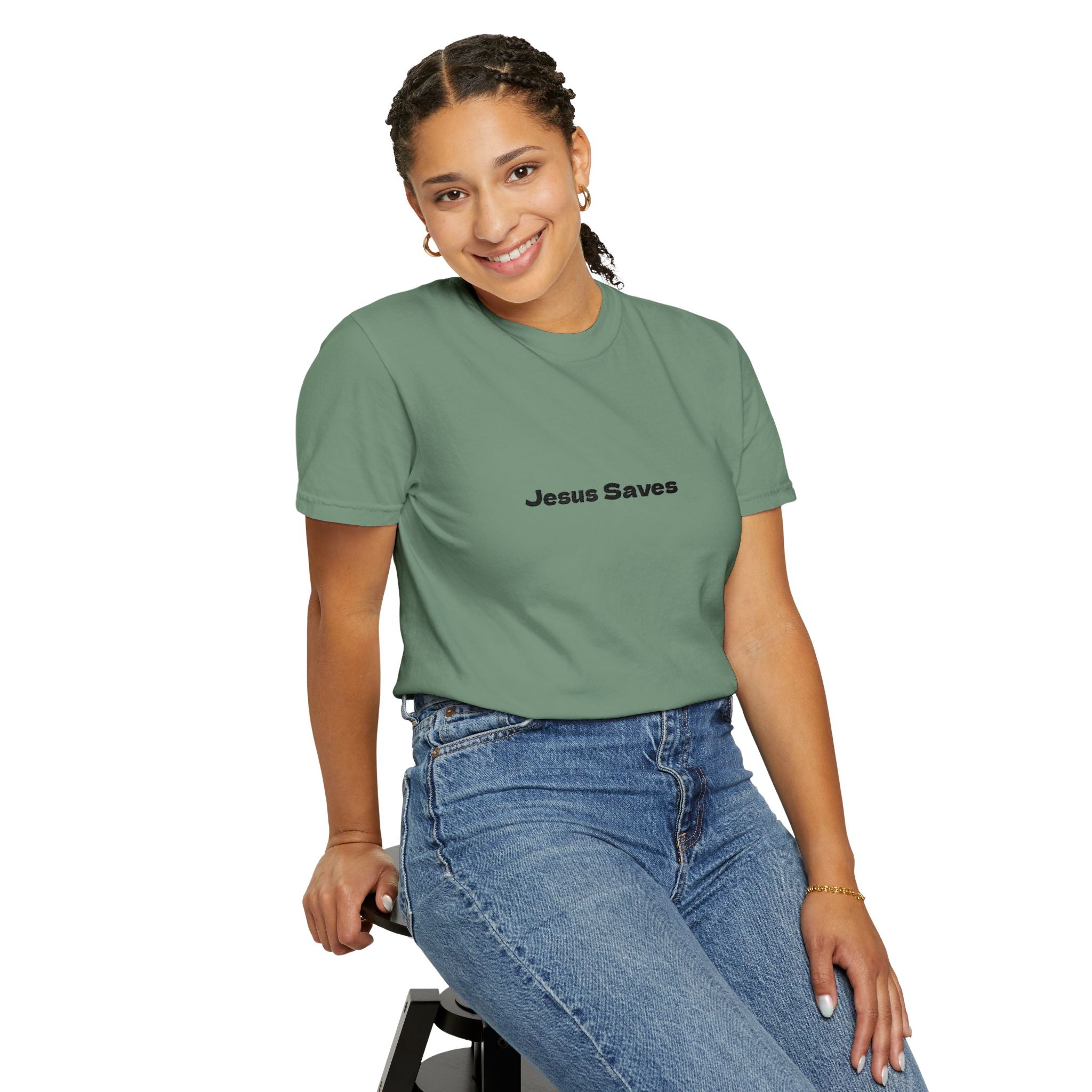 (Embroidered) Jesus Saves T-Shirt