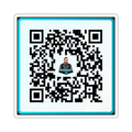 Romans1014XP Streamer QR Code Die-Cut Sticker Indoor/Outdoor