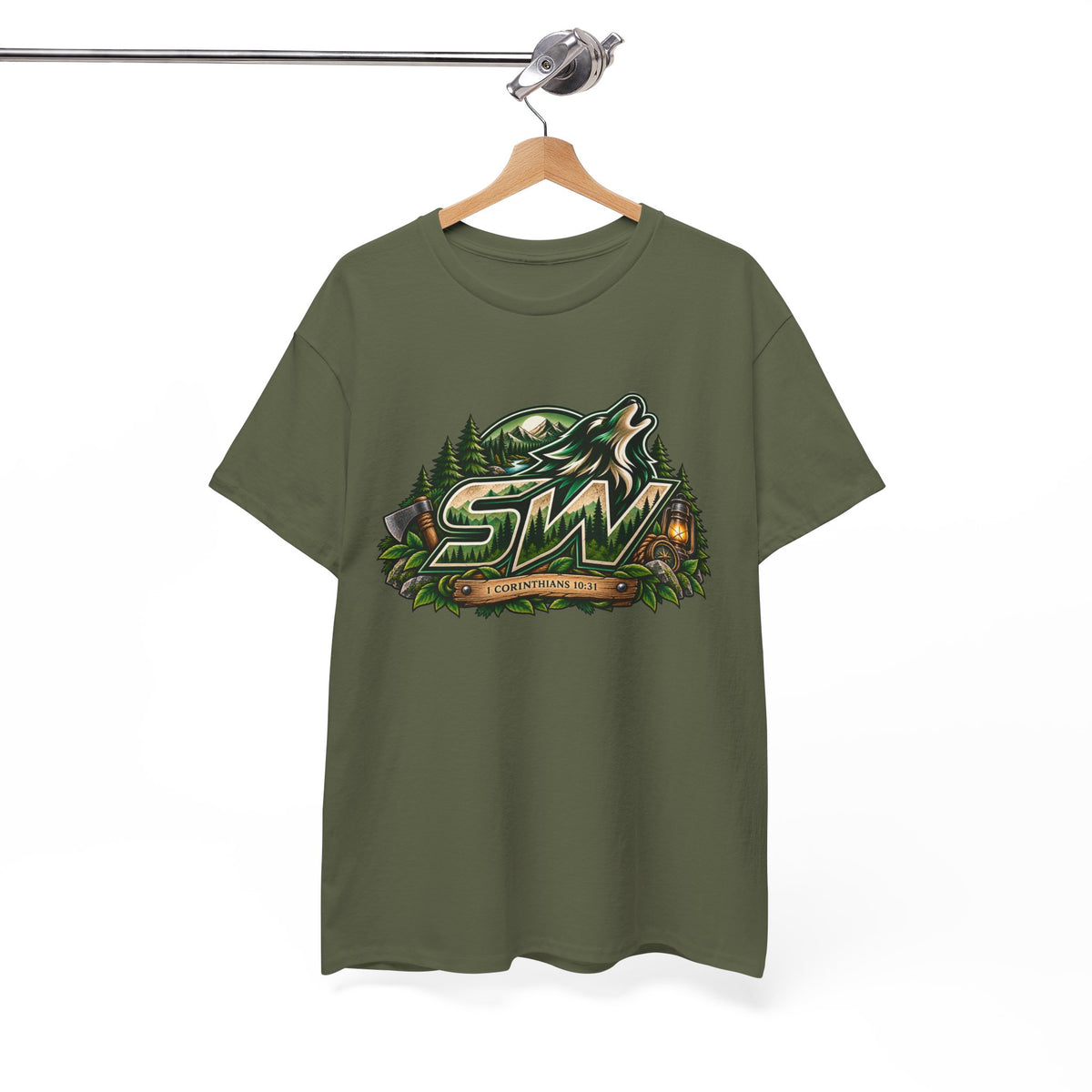Seawolf_30 Logo Tee - Gamer/Streamer T-Shirt Green GBSG (Gather)