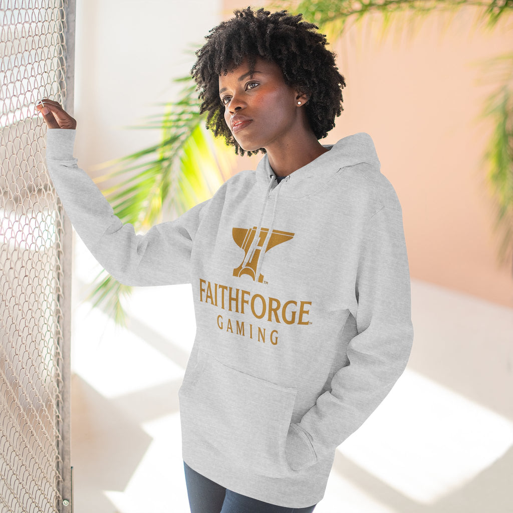Copy of Faithforge Gaming Hoodie — Faith Quote OG Logo Fleece Hoodie
