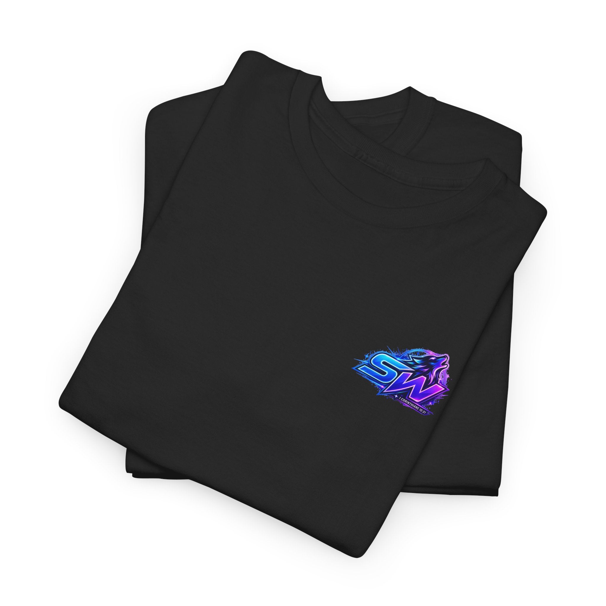 FaithForgeGaming Tee — FaithForge Stream Team Black Graphic T‑Shirt -Seawolf_30