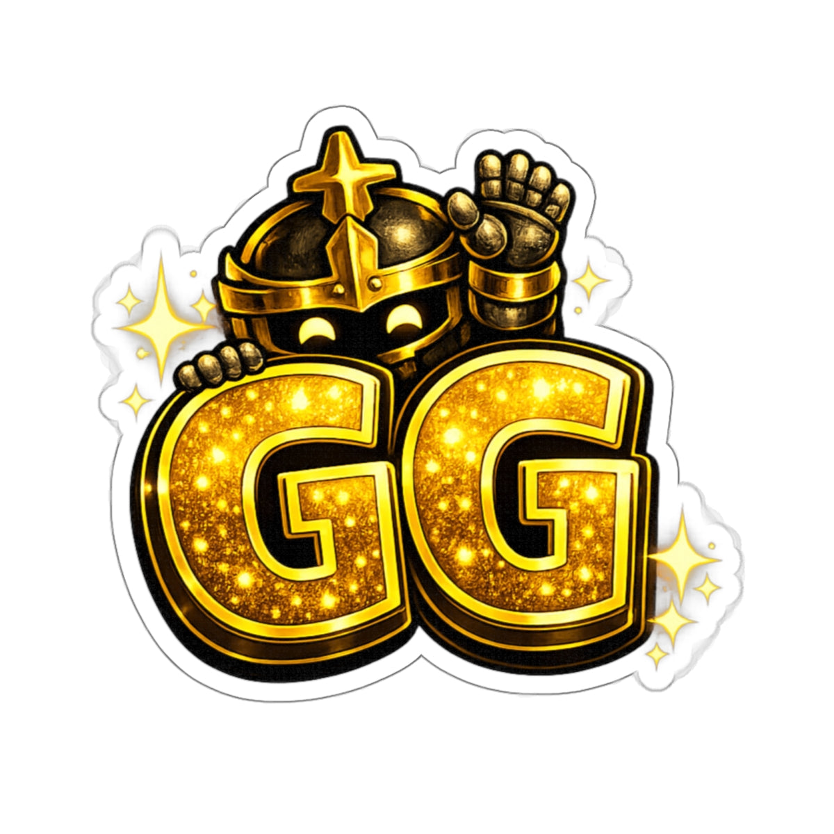FaithForge Knight GG Die-Cut Sticker — Water-resistant vinyl