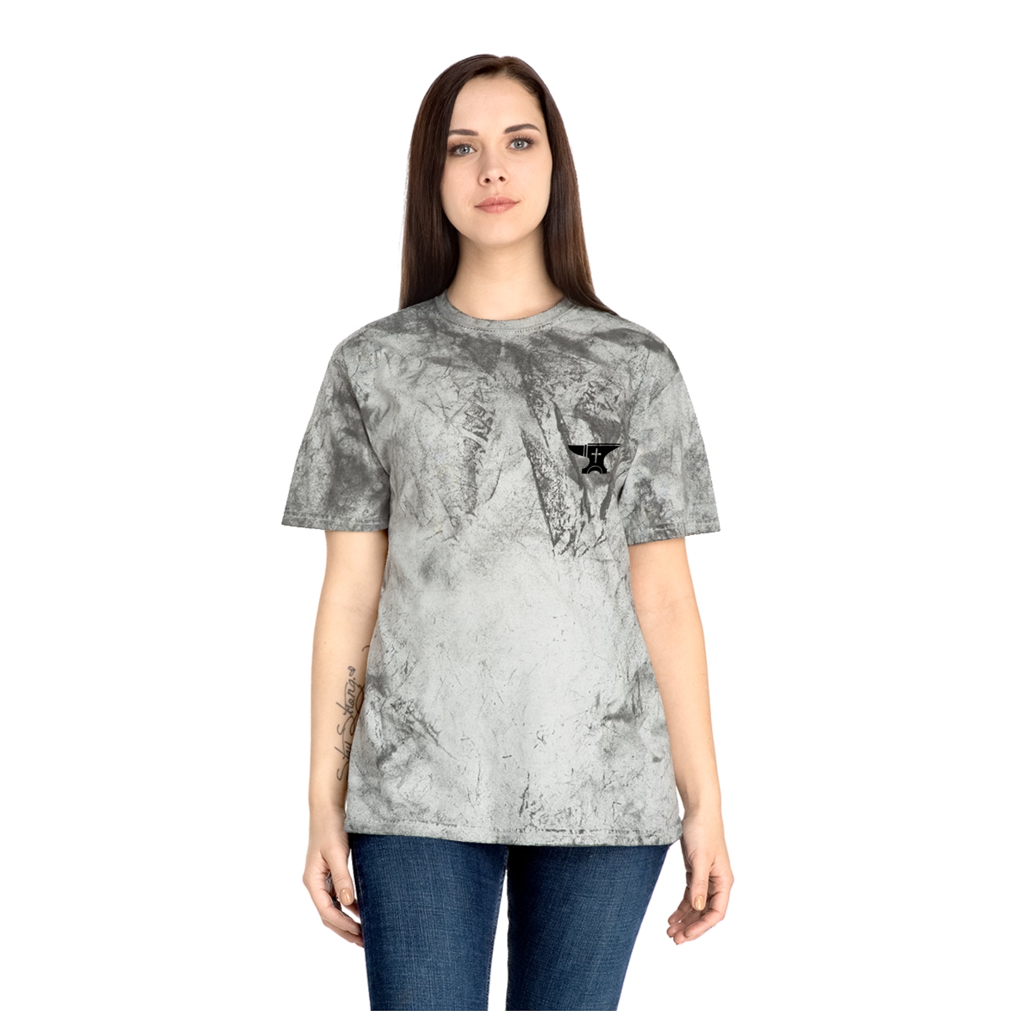 FaithForge Gaming Tie-Dye T-Shirt — Distressed Logo Tee