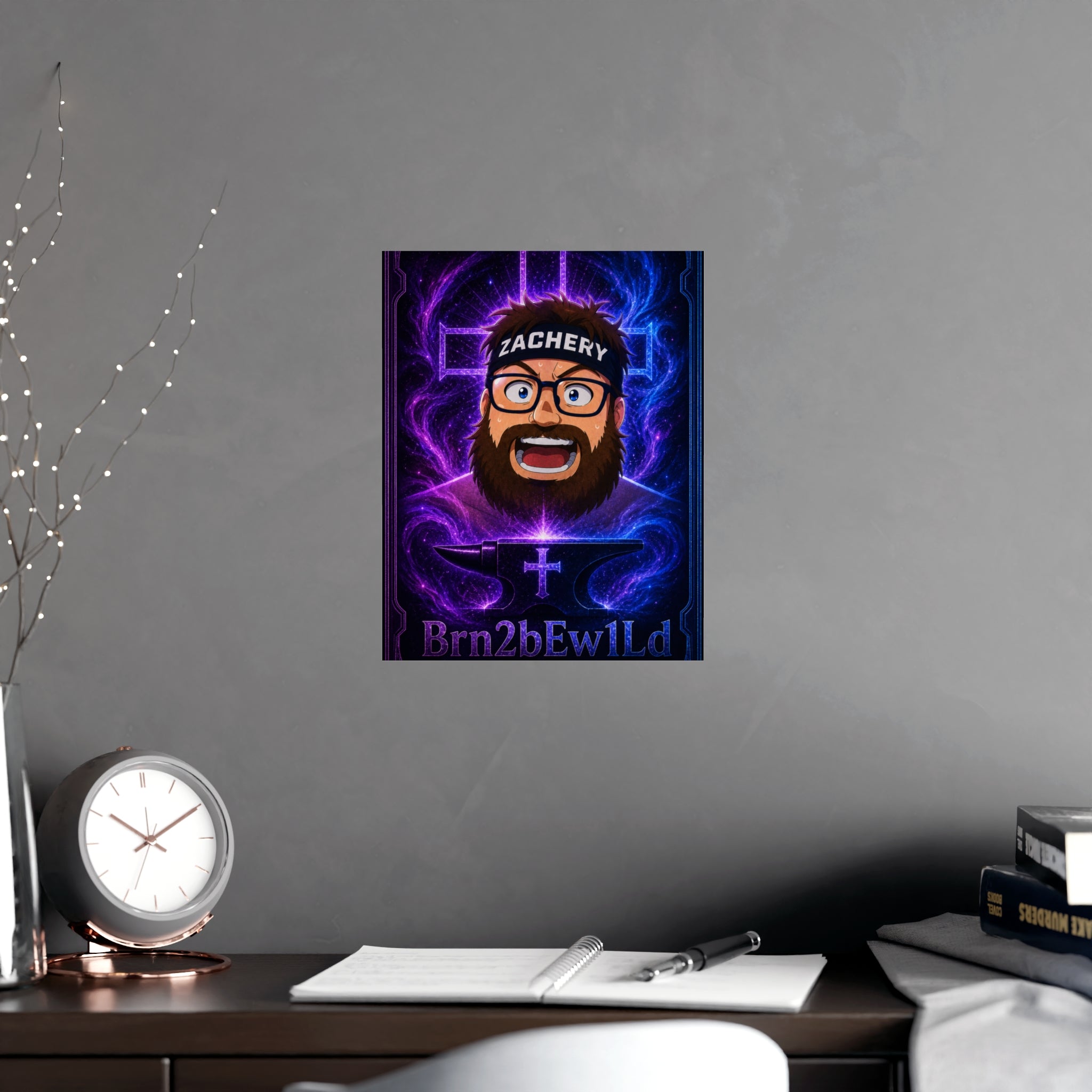 Brn2bEw1Ld Poster - FaithForgeGaming