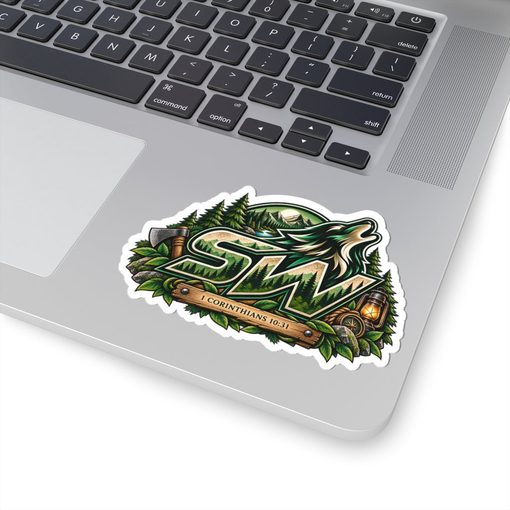Seawolf_30 Kiss-Cut Sticker Indoor — Streamer Decal Forrest