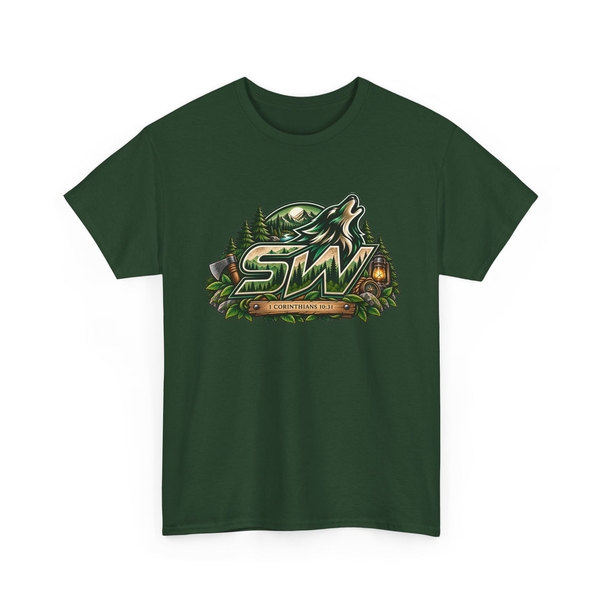 Seawolf_30 Logo Tee - Gamer/Streamer T-Shirt Green GBSG (Gather)