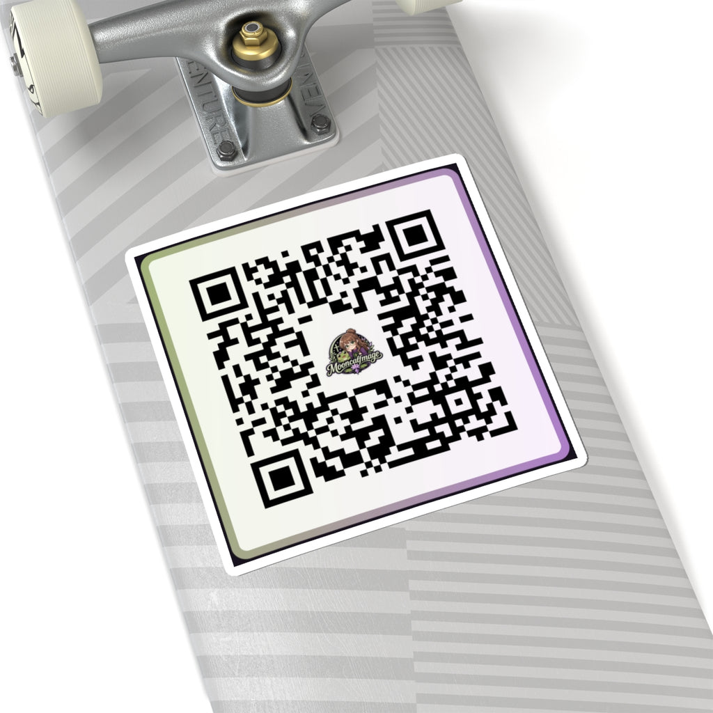 QR Code Decal Indoor — MOONCALFMAGE QR Code with Logo