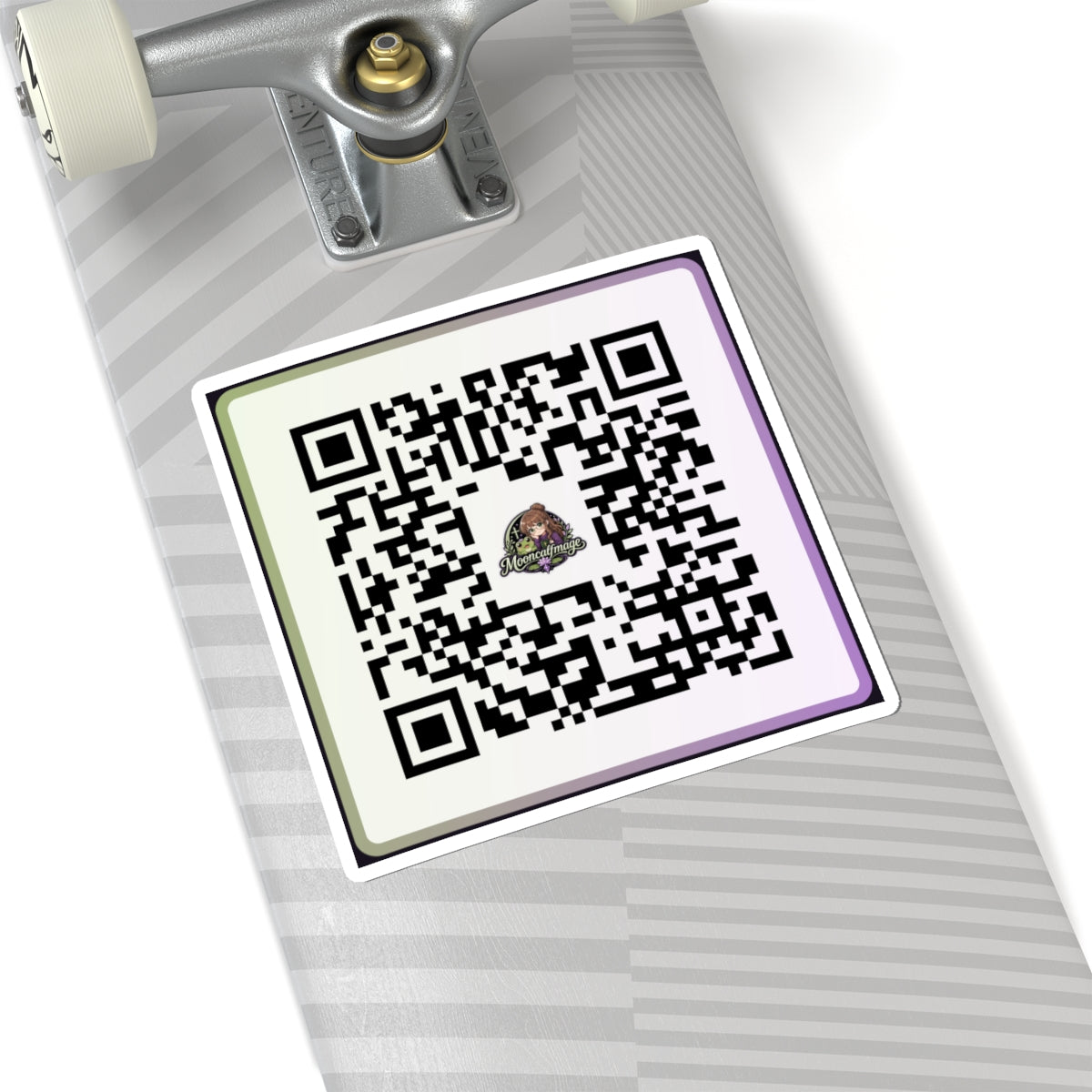 QR Code Decal Indoor — MOONCALFMAGE QR Code with Logo
