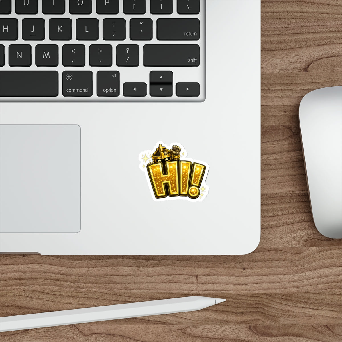 FaithForge Knight HI Die-Cut Sticker — Water-resistant vinyl