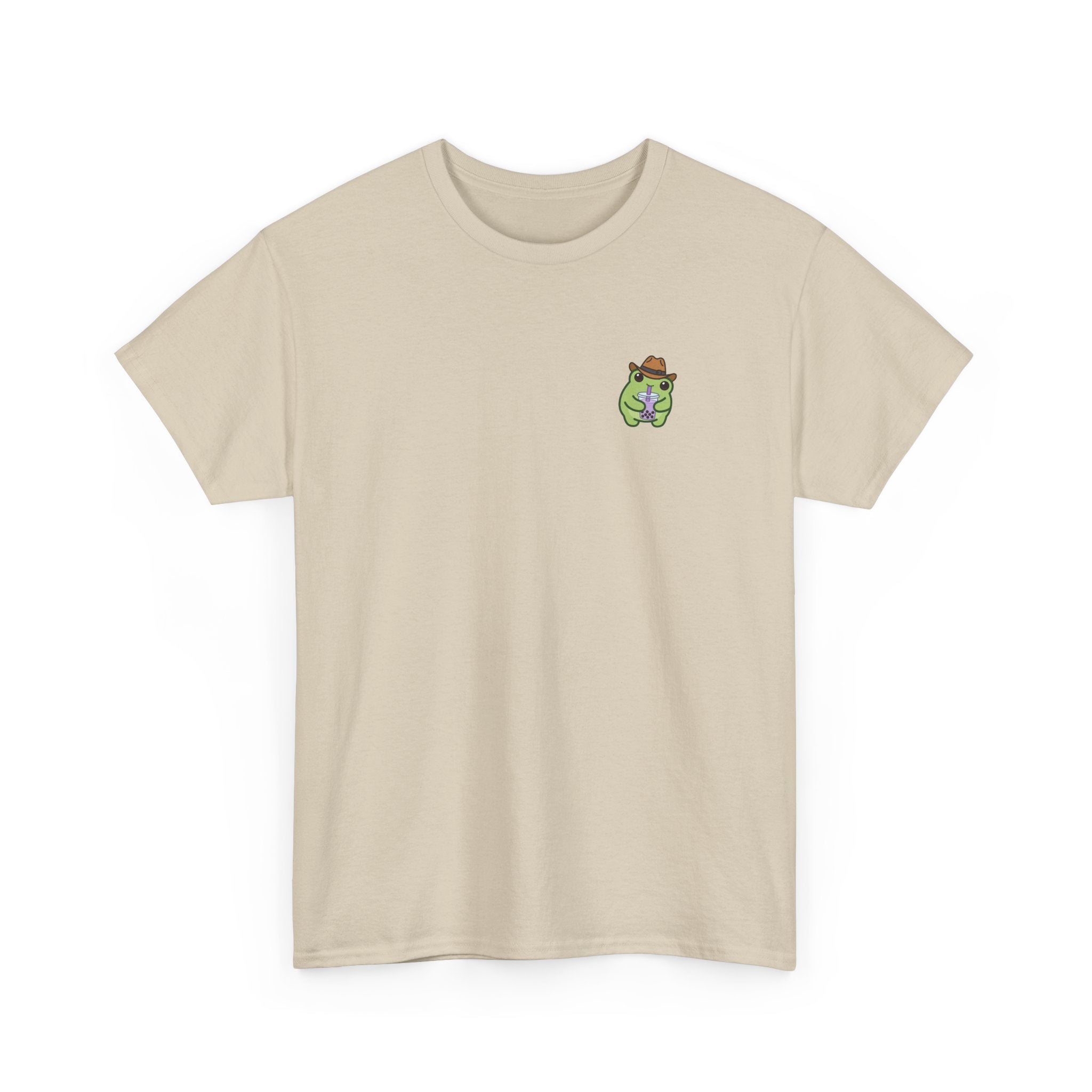 T-Shirt — Cute Boba Drinking Frog