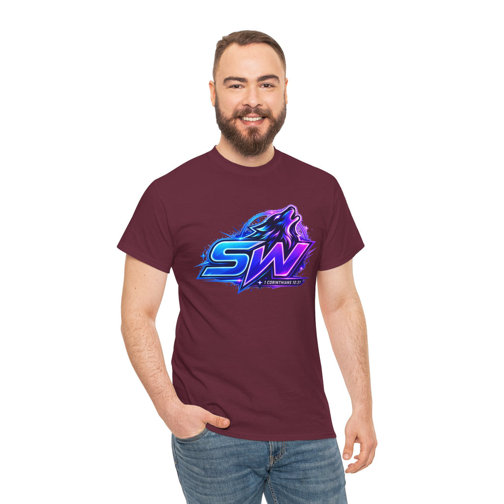 Seawolf_30 Logo Tee - Gamer/Streamer T-Shirt Blue GBSG (Gather)
