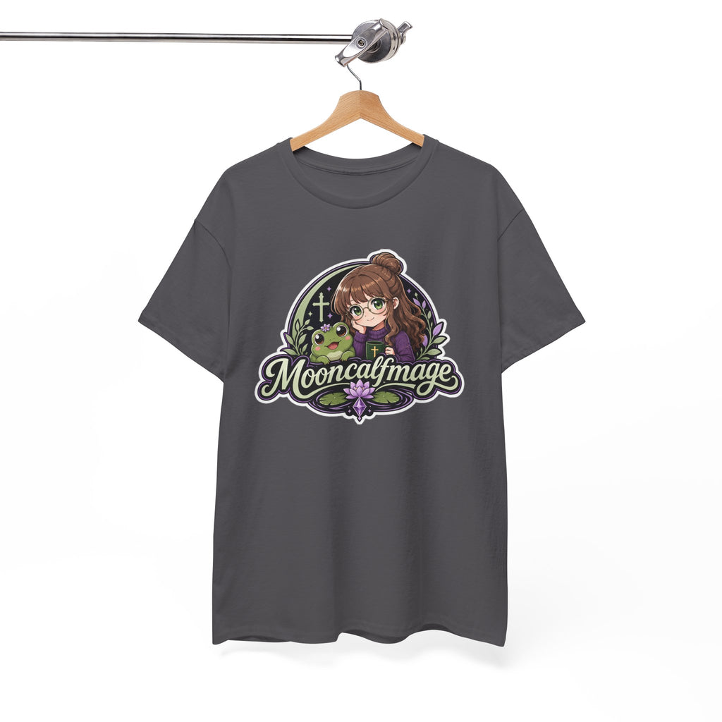 MOONCALFMAGE Logo Tee - Gamer/Streamer T-Shirt Blue GBSG (Gather)