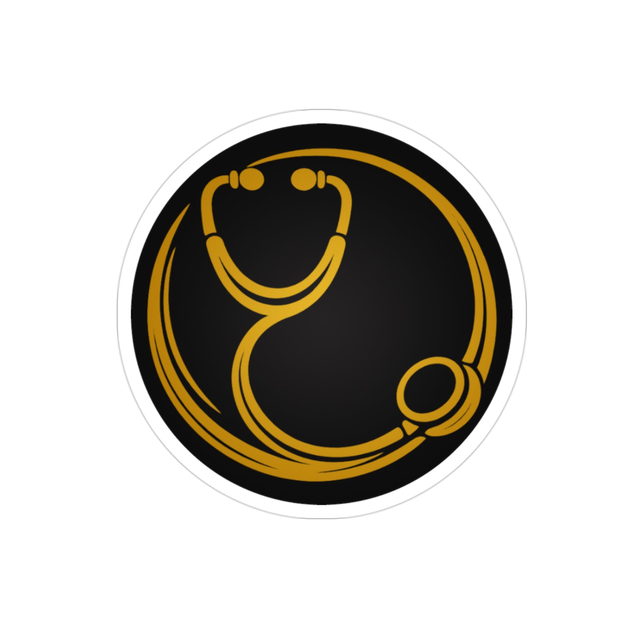 DoctorJSWAYS Die-Cut Outdoor Sticker - Waterproof Transparent Logo Decal
