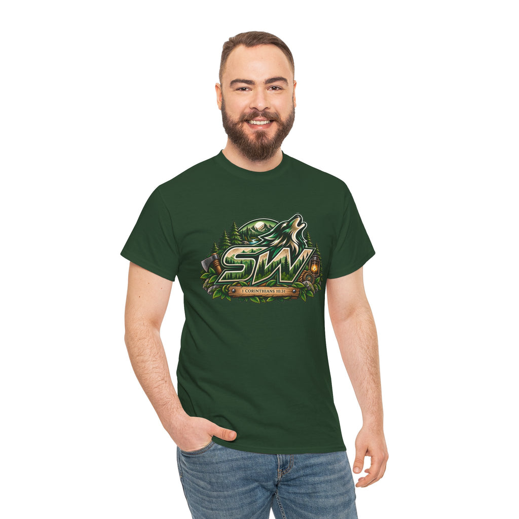 Seawolf_30 Logo Tee - Gamer/Streamer T-Shirt Green GBSG (Gather)