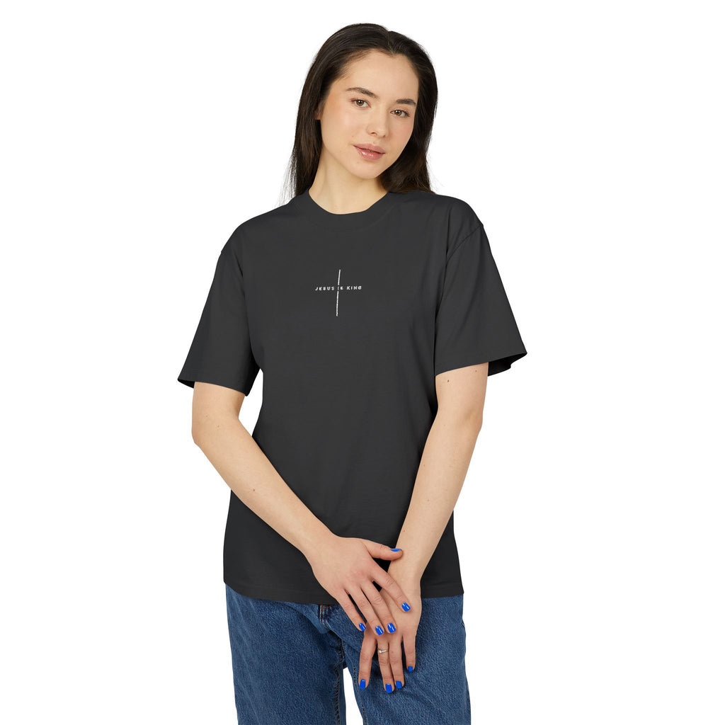 Faded Tee- Jesus is king