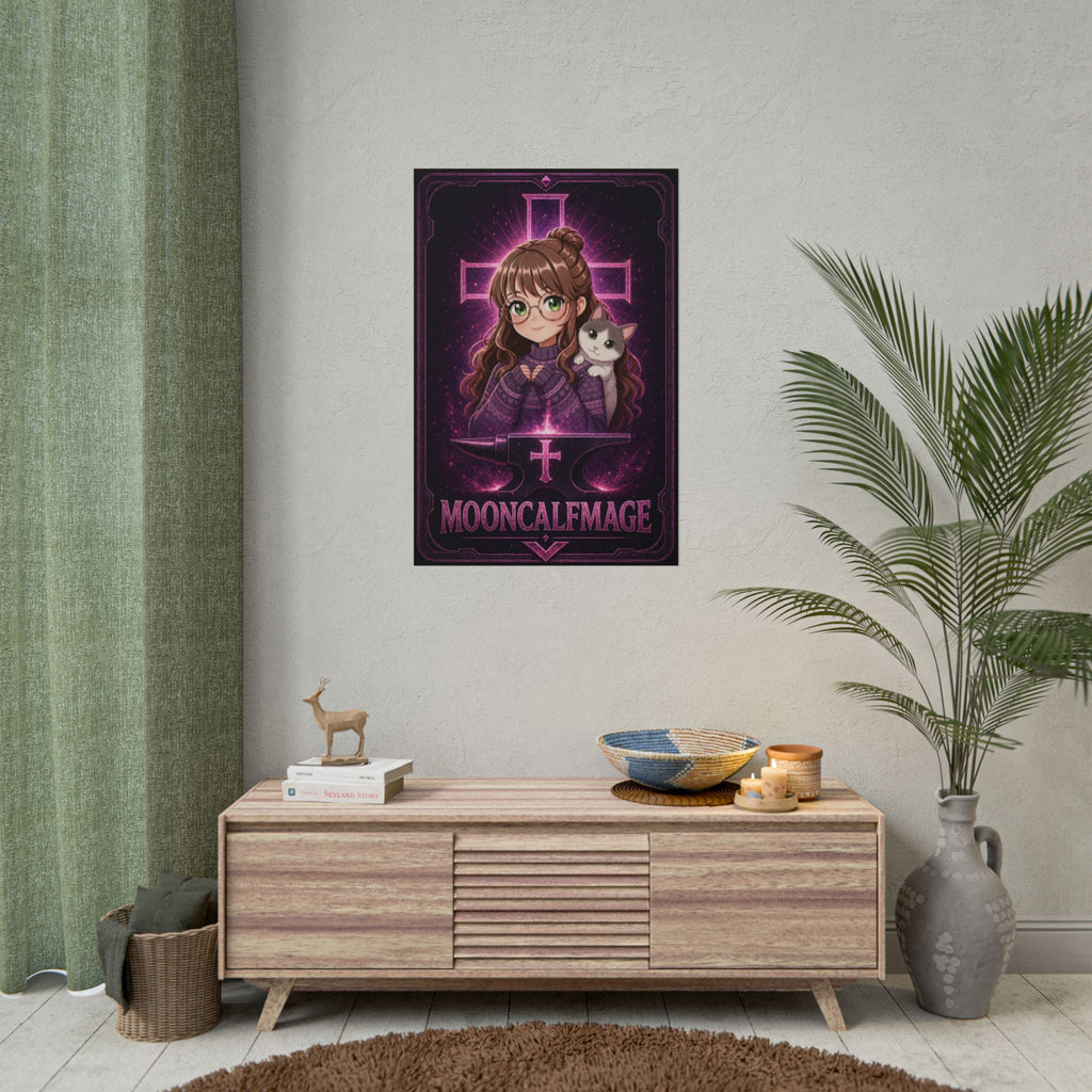 MOONCALFMAGE Poster — Streamer Wall Art (Rolled Poster) Vert