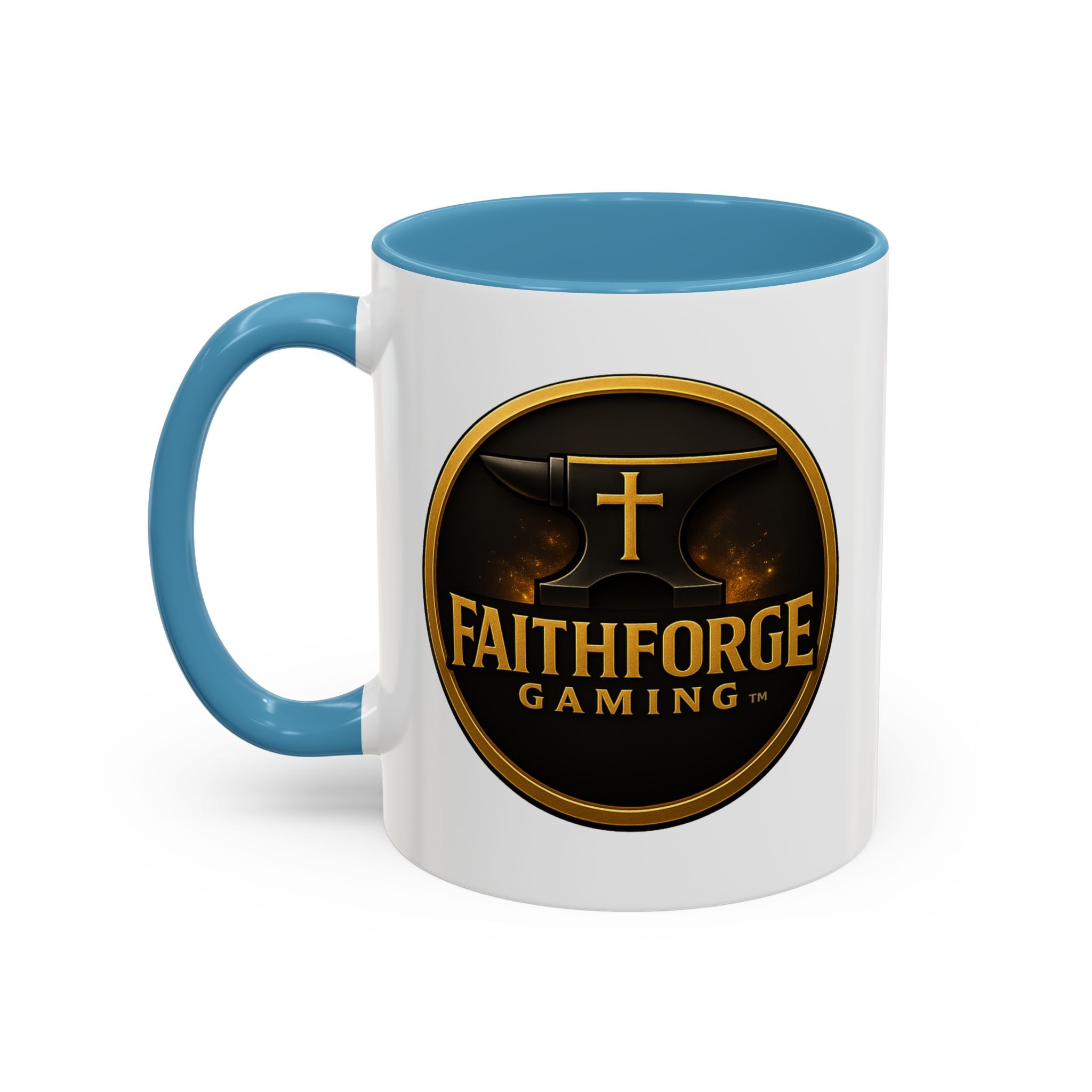 FaithForge Gaming Accent Coffee Mug – 11oz Logo Mug