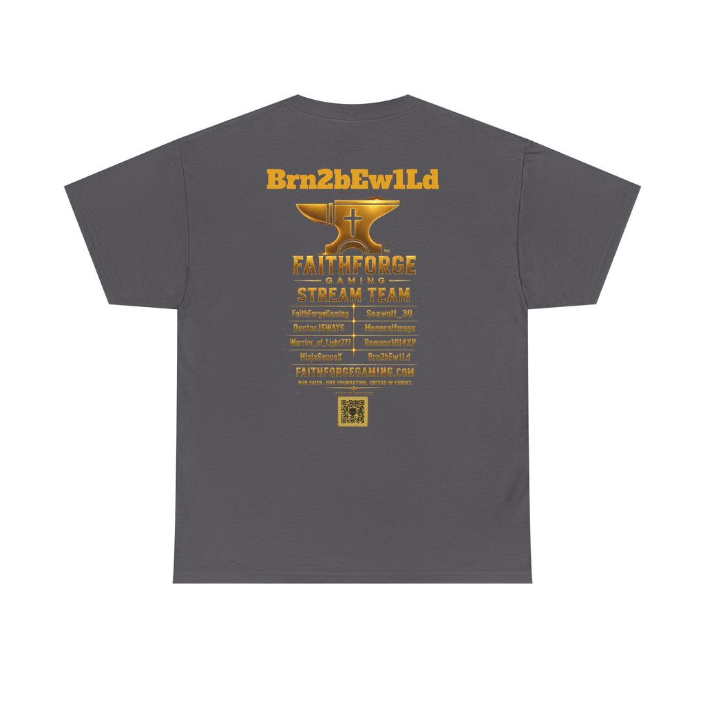 Copy of FaithForgeGaming Tee — FaithForge Stream Team Black Graphic T‑Shirt -FaithForgeGaming