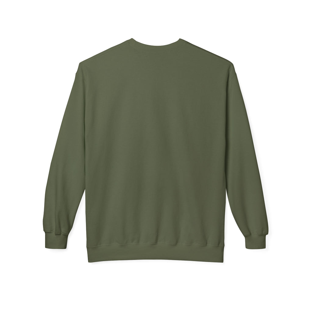 Christian Fall Sweatshirt — "Fall for Jesus He Never Leaves" Crewneck