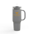 40oz Insulated Travel Mug — FaithForge Gaming Logo