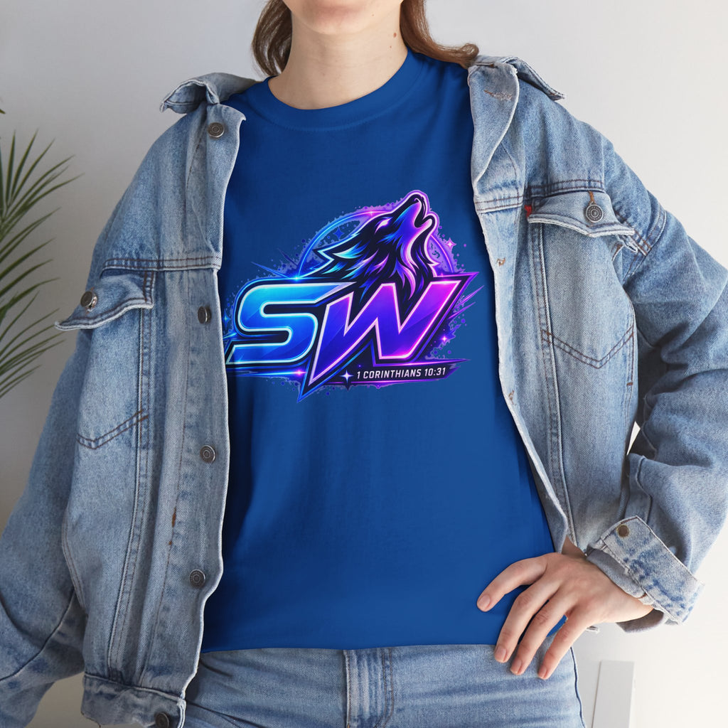 Seawolf_30 Logo Tee - Gamer/Streamer T-Shirt Blue GBSG (Gather)