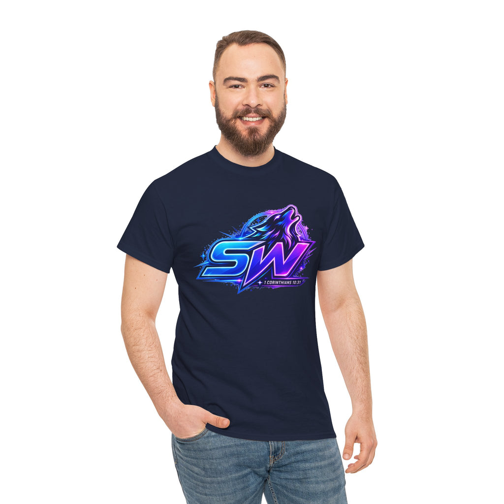 Seawolf_30 Logo Tee - Gamer/Streamer T-Shirt Blue GBSG (Gather)