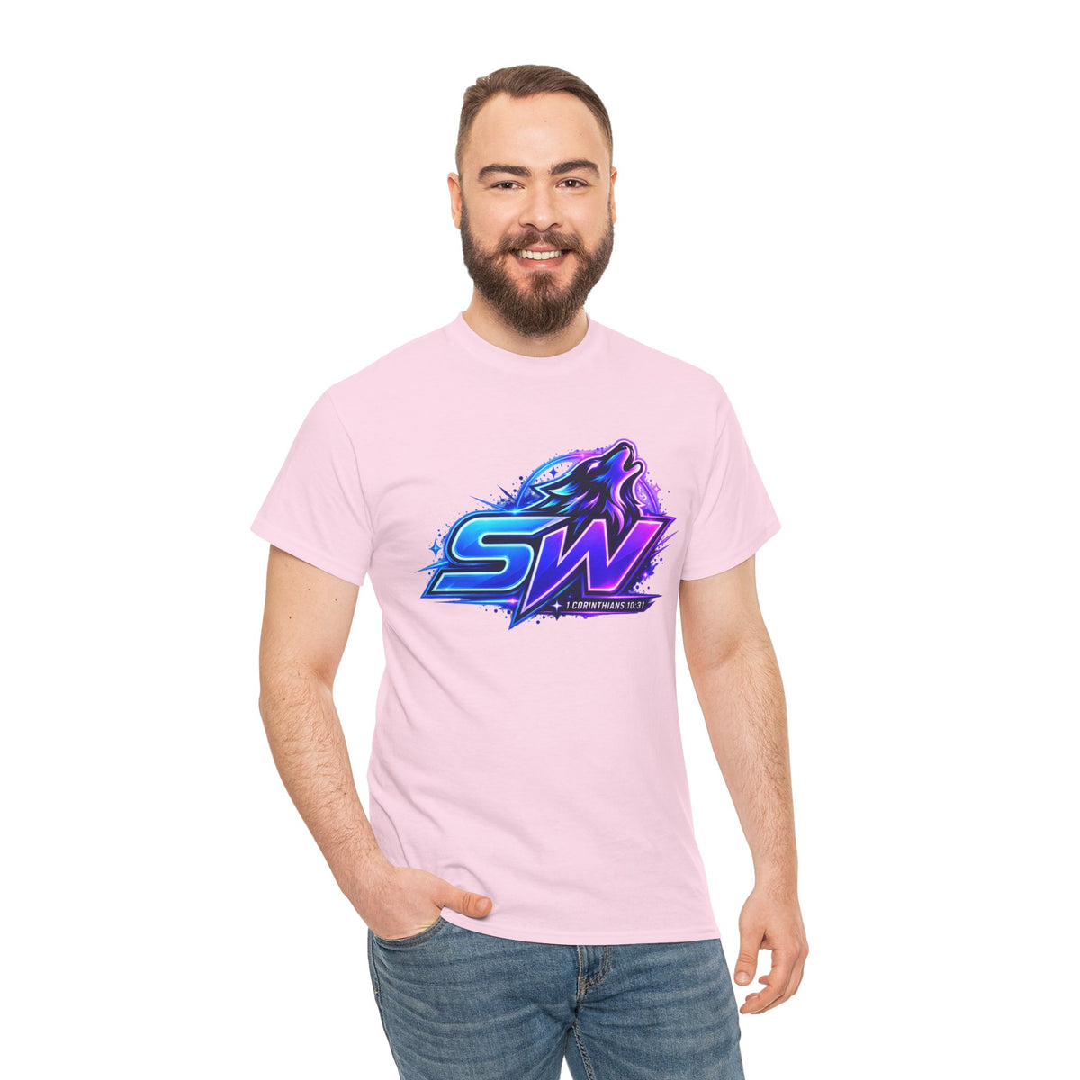 Seawolf_30 Logo Tee - Gamer/Streamer T-Shirt Blue GBSG (Gather)