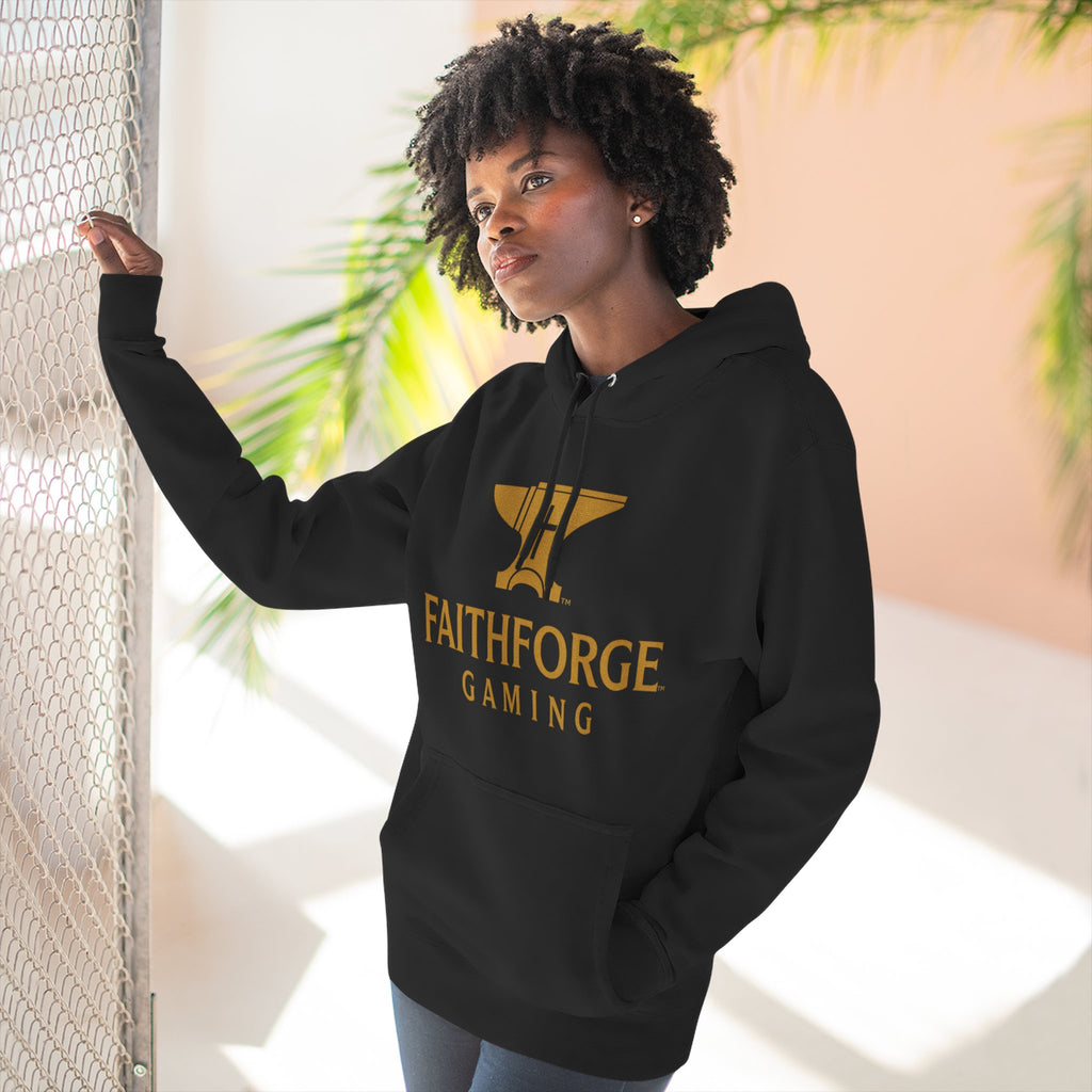 Copy of Faithforge Gaming Hoodie — Faith Quote OG Logo Fleece Hoodie