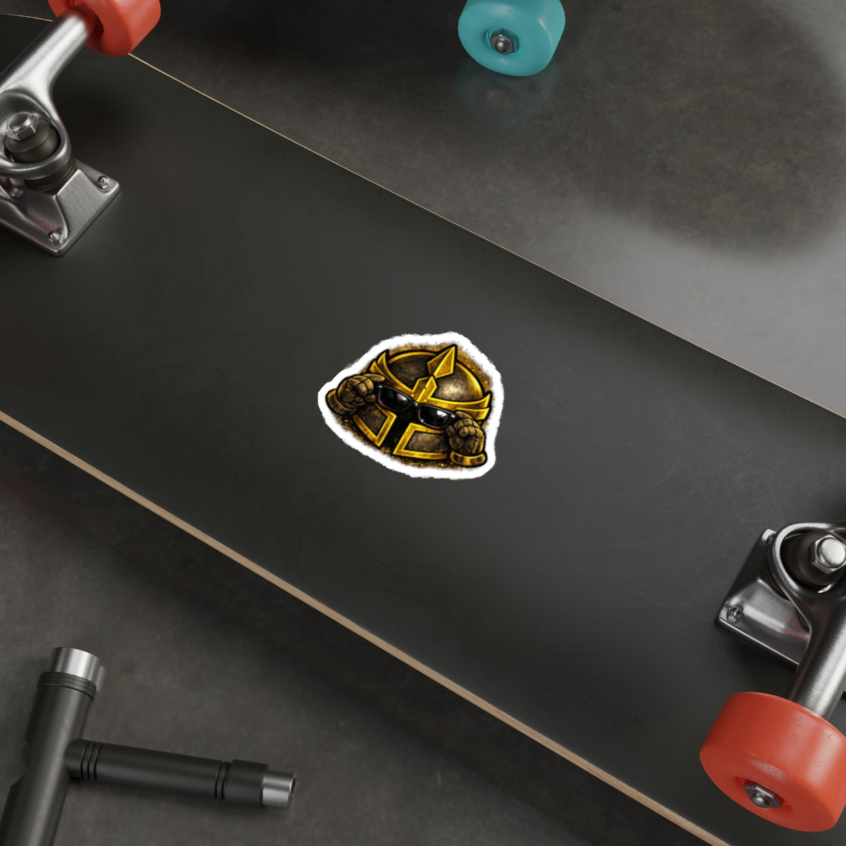 FaithForge Knight Cool Die-Cut Sticker — Water-resistant vinyl