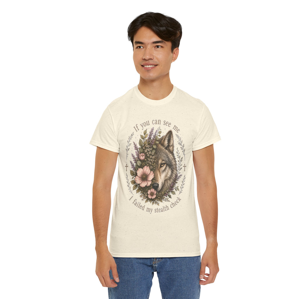 seawolf Floral Tee — "If you can see me I failed my stealth check" Graphic T-Shirt