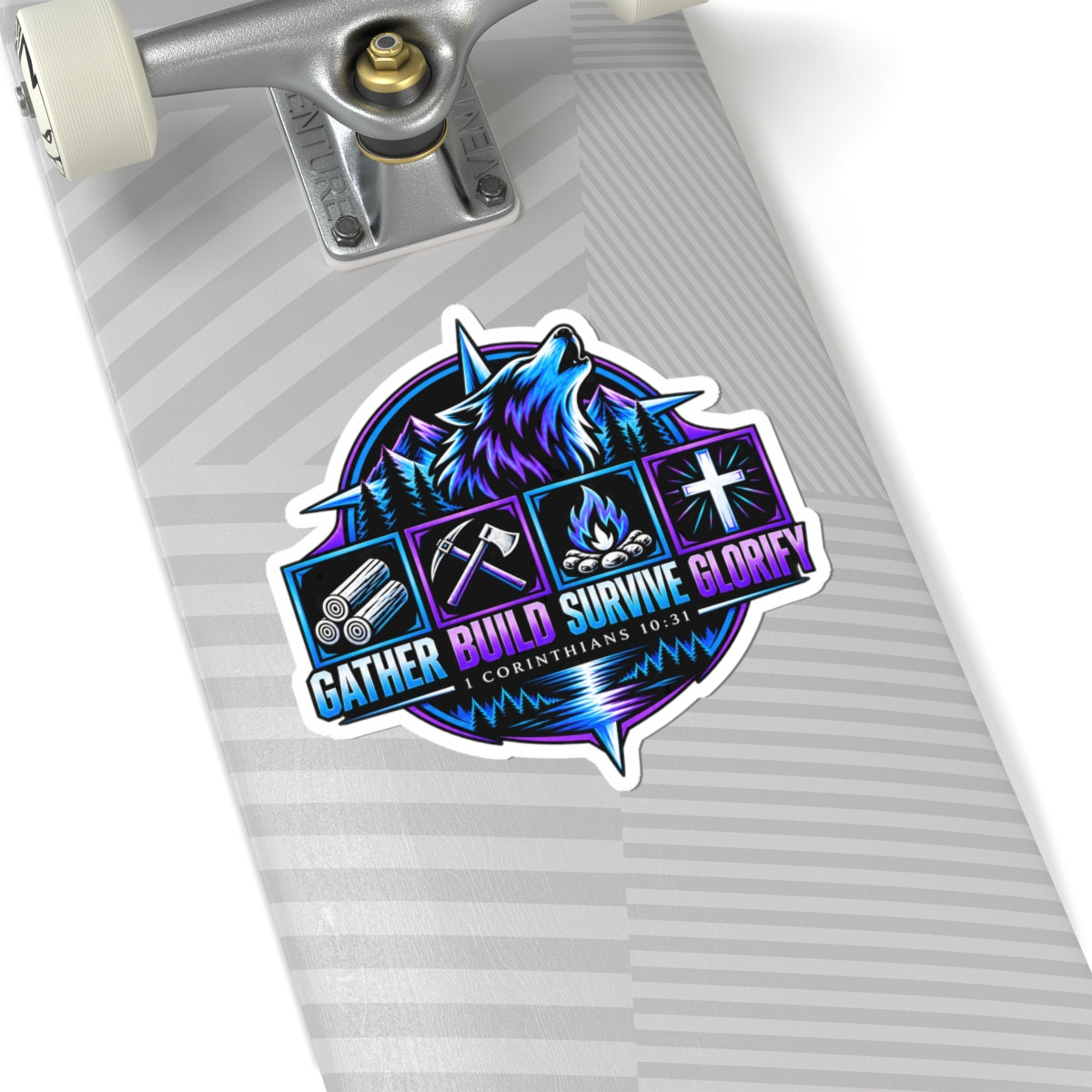 Seawolf_30 Kiss-Cut Sticker Indoor — Streamer Decal GBSG (Gather)