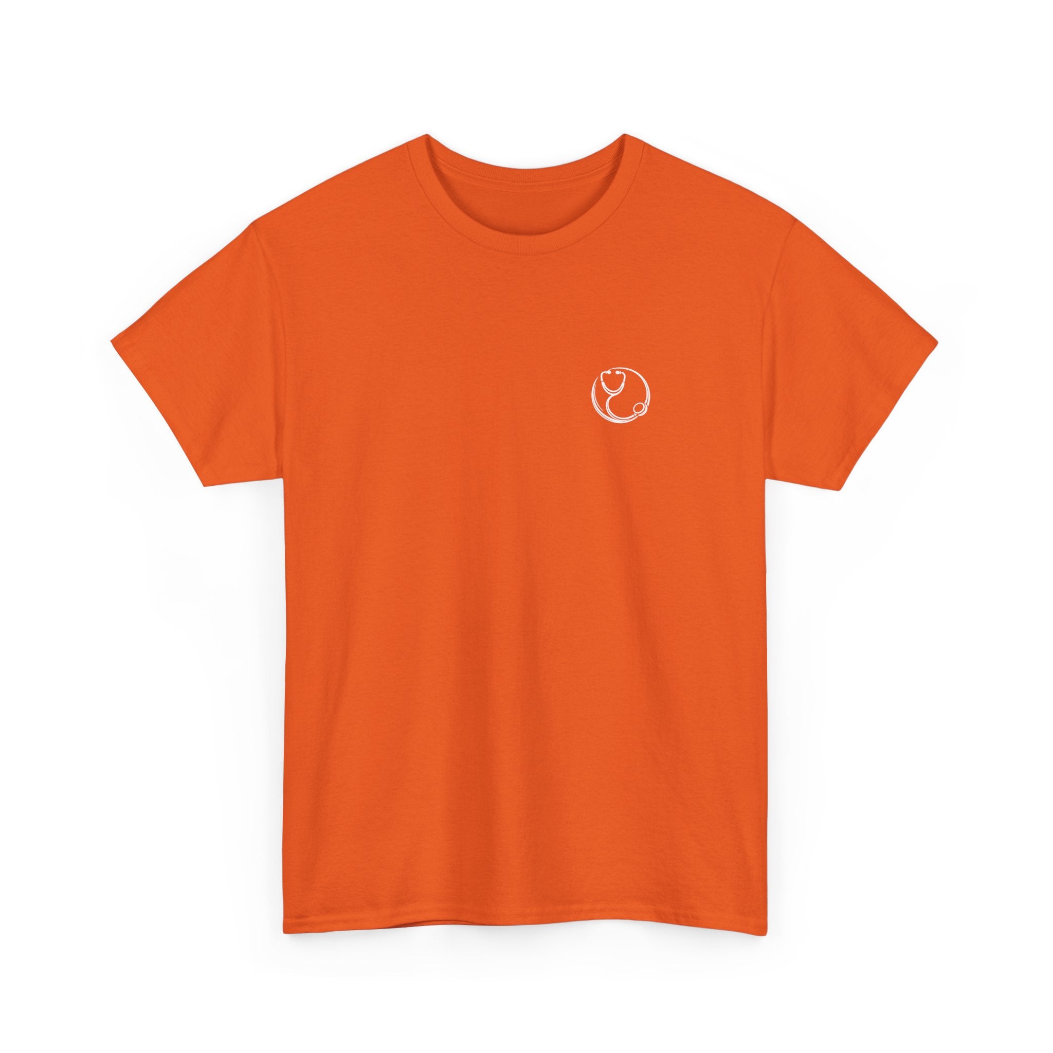 DoctorJSWAYS Let Me Explain T-Shirt — Minimal Logo Black Tee with Bold Back Text