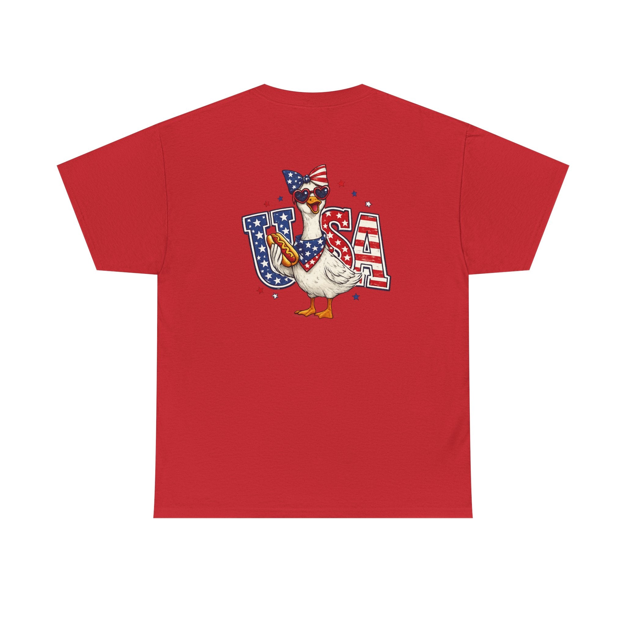 USA sunflower Patriotic T‑Shirt — American Flag Graphic Tee for 4th of July