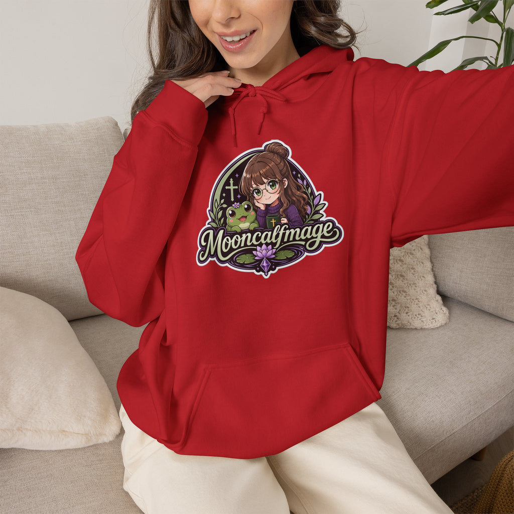 MOONCALFMAGE Hoodie — Streamer Logo Pullover